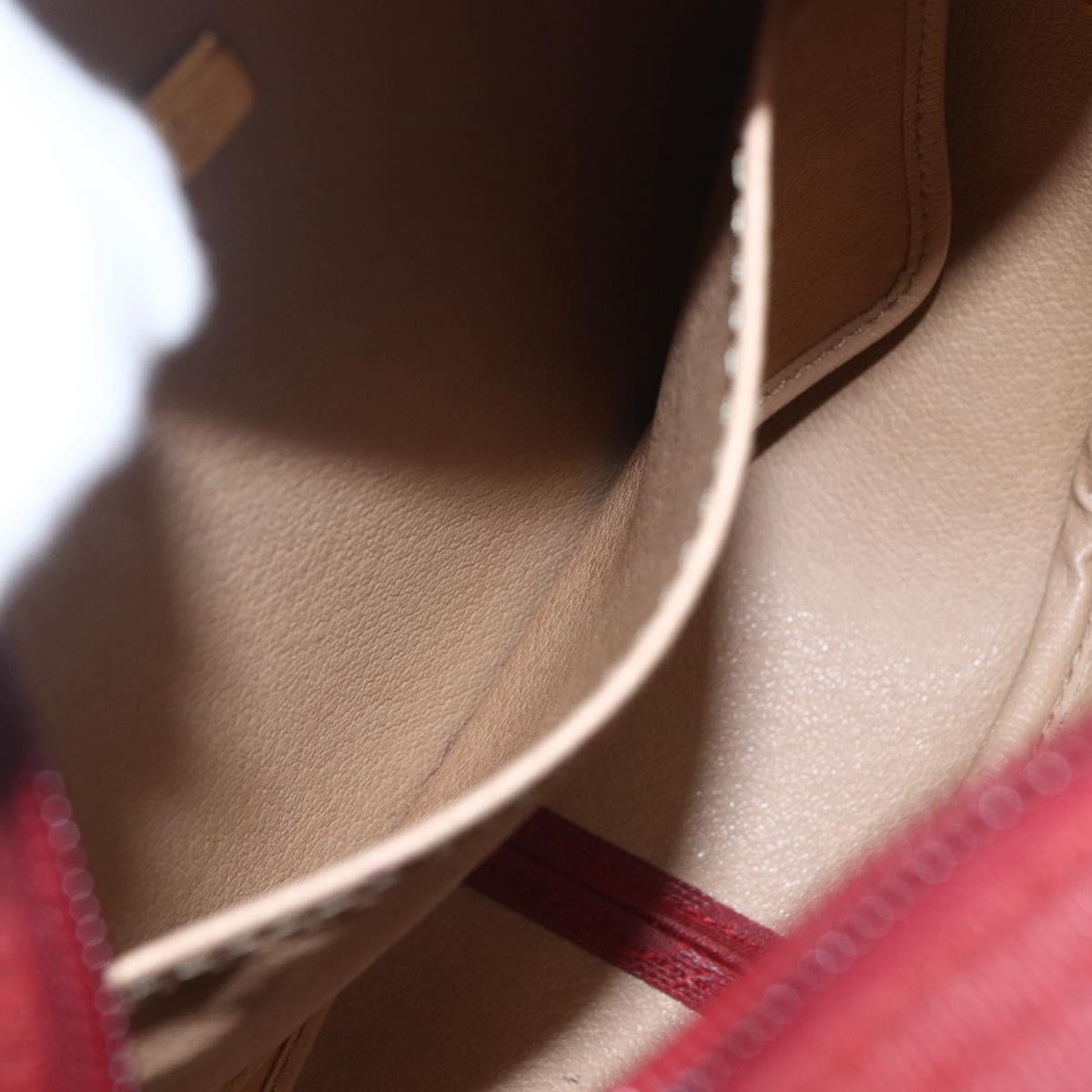 Christian Dior Vintage Trotter Canvas Red Canvas Shoulder Bag Bag (Pre-Owned)