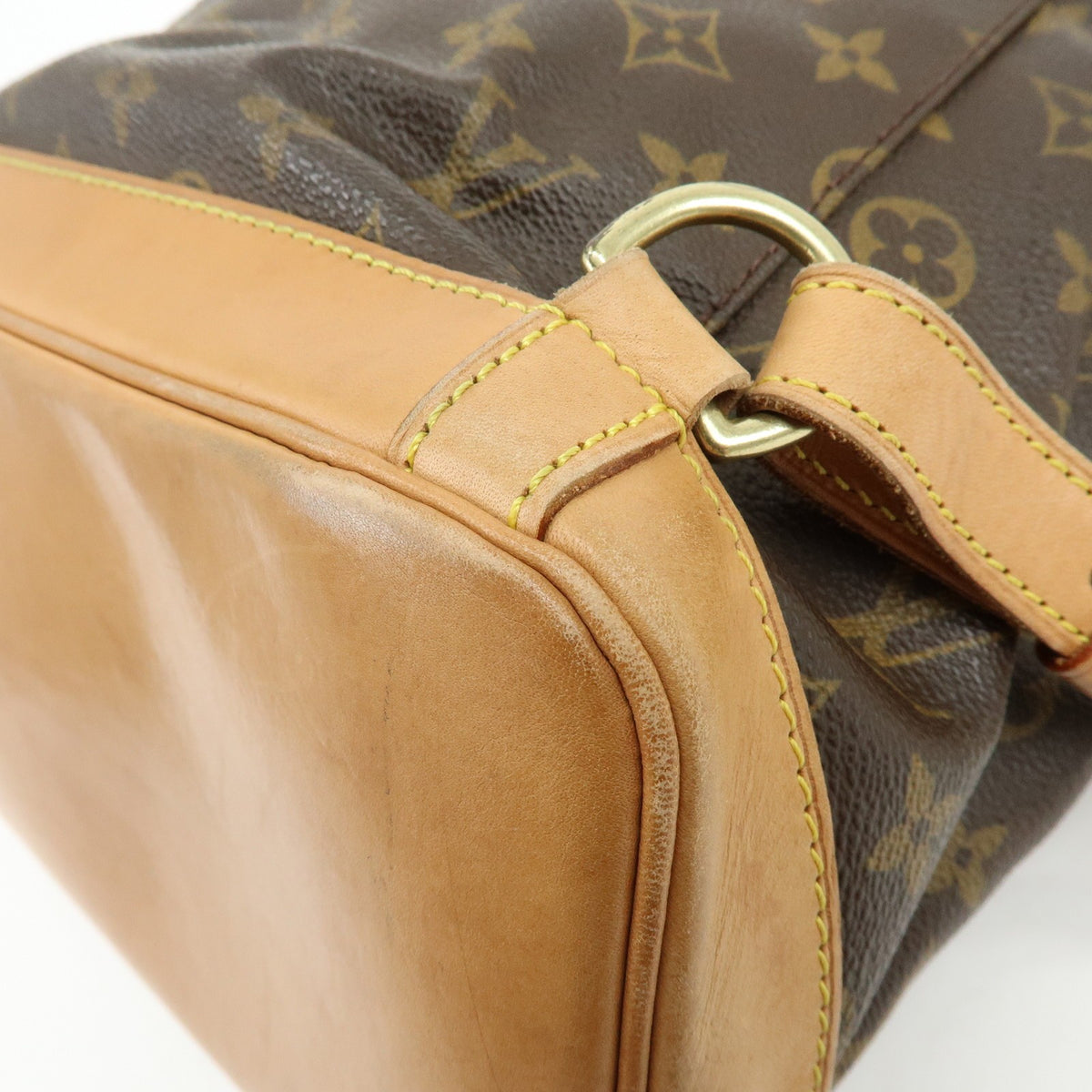 Louis Vuitton Vintage Montsouris Monogram Canvas Brown Canvas Backpack Bag (Pre-Owned)