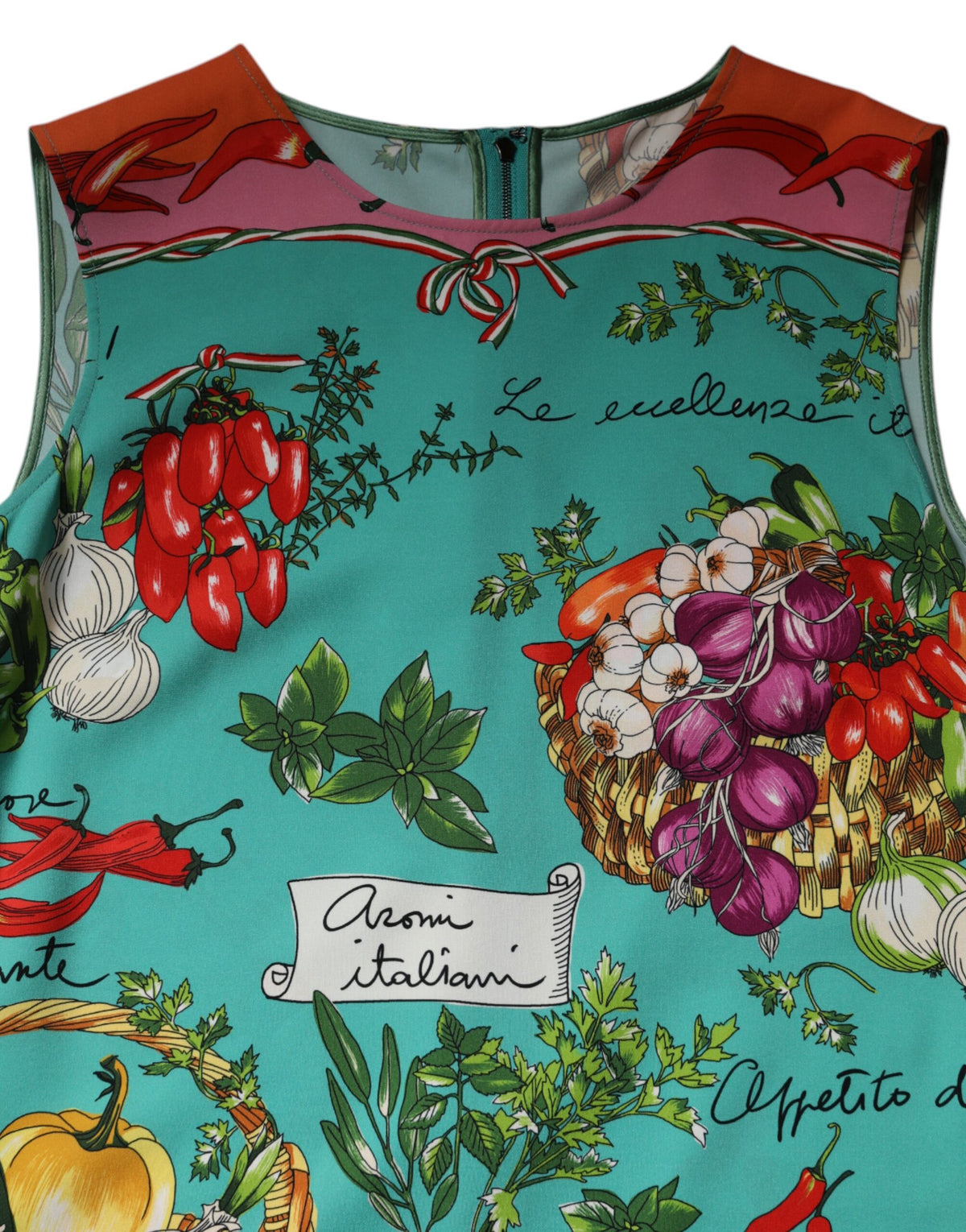 Dolce & Gabbana Multicolor Floral Silk Sleeveless Tank Women's Top
