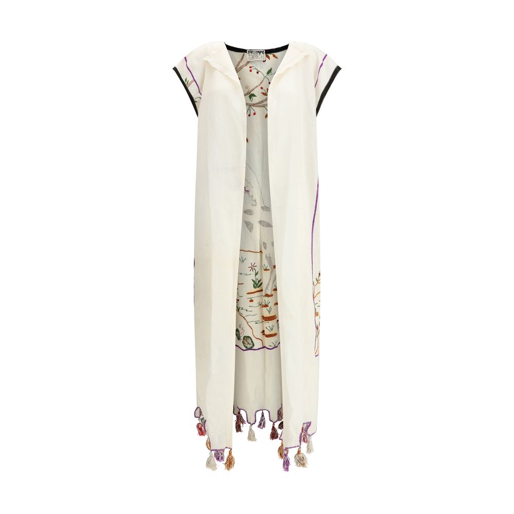 Ella Long Jacket with floral Women's details