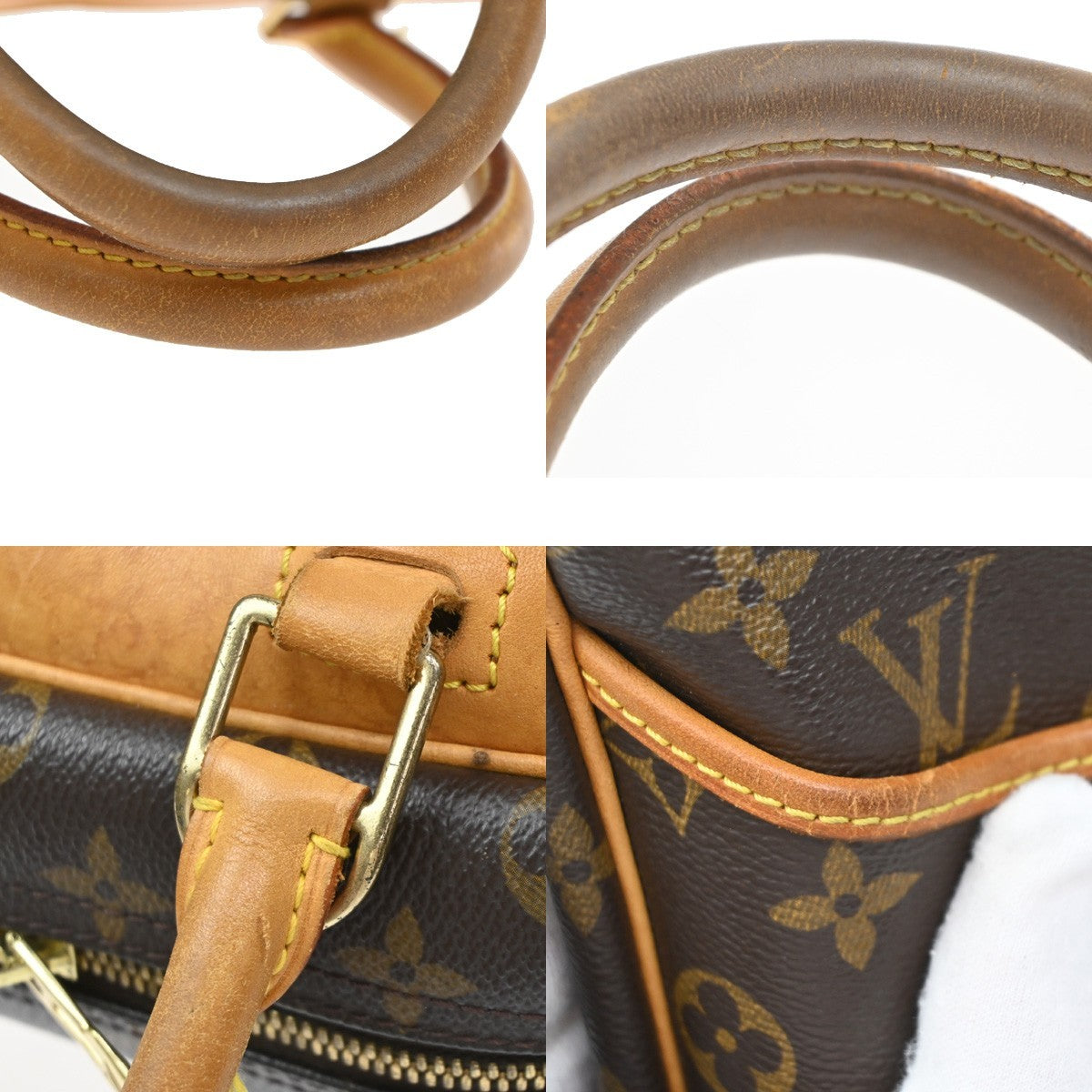 Louis Vuitton Trouville Monogram Canvas Brown Canvas Handbag (Pre-Owned)