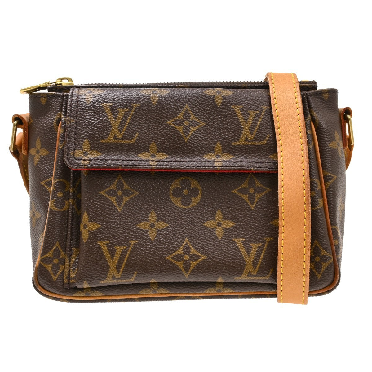 Louis Vuitton Viva Cite Monogram Canvas Brown Canvas Shoulder Bag Bag (Pre-Owned)