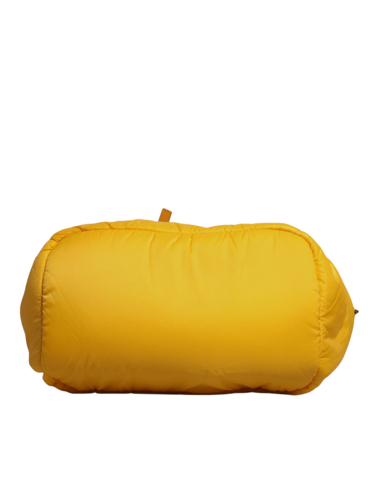 Dolce & Gabbana Yellow Orange Nylon Logo Plaque Hand Shoulder Duffle Men's Bag