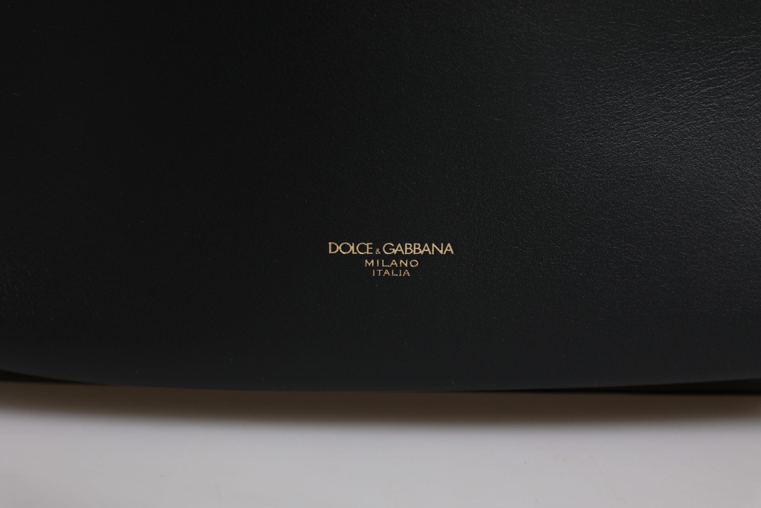 Dolce & Gabbana Black DG Leather Logo Print Travel Back Pack Men's Bag