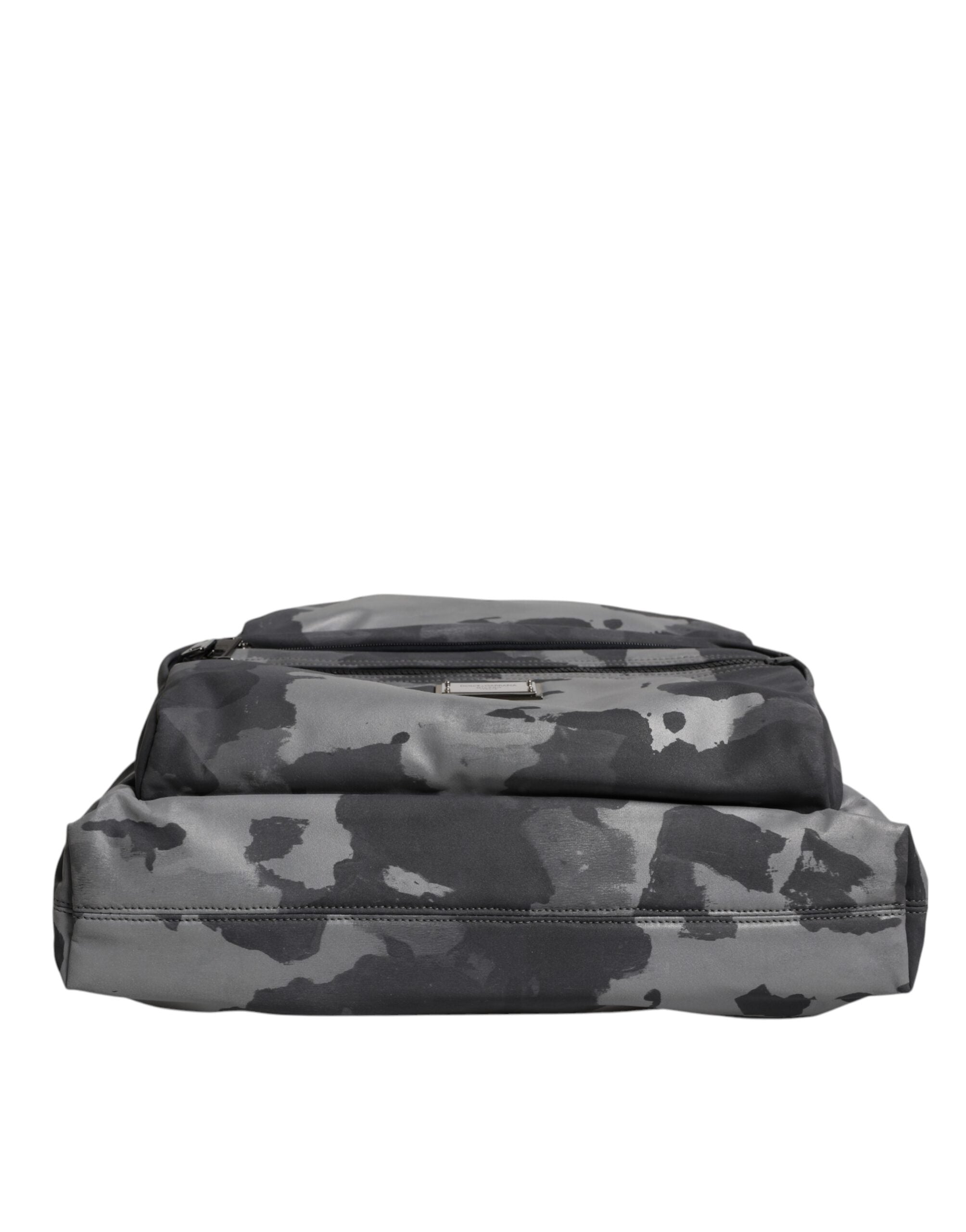 Dolce & Gabbana Black Camouflage Shoulder Strap Logo Plaque Men's Bag (Pre-Owned)