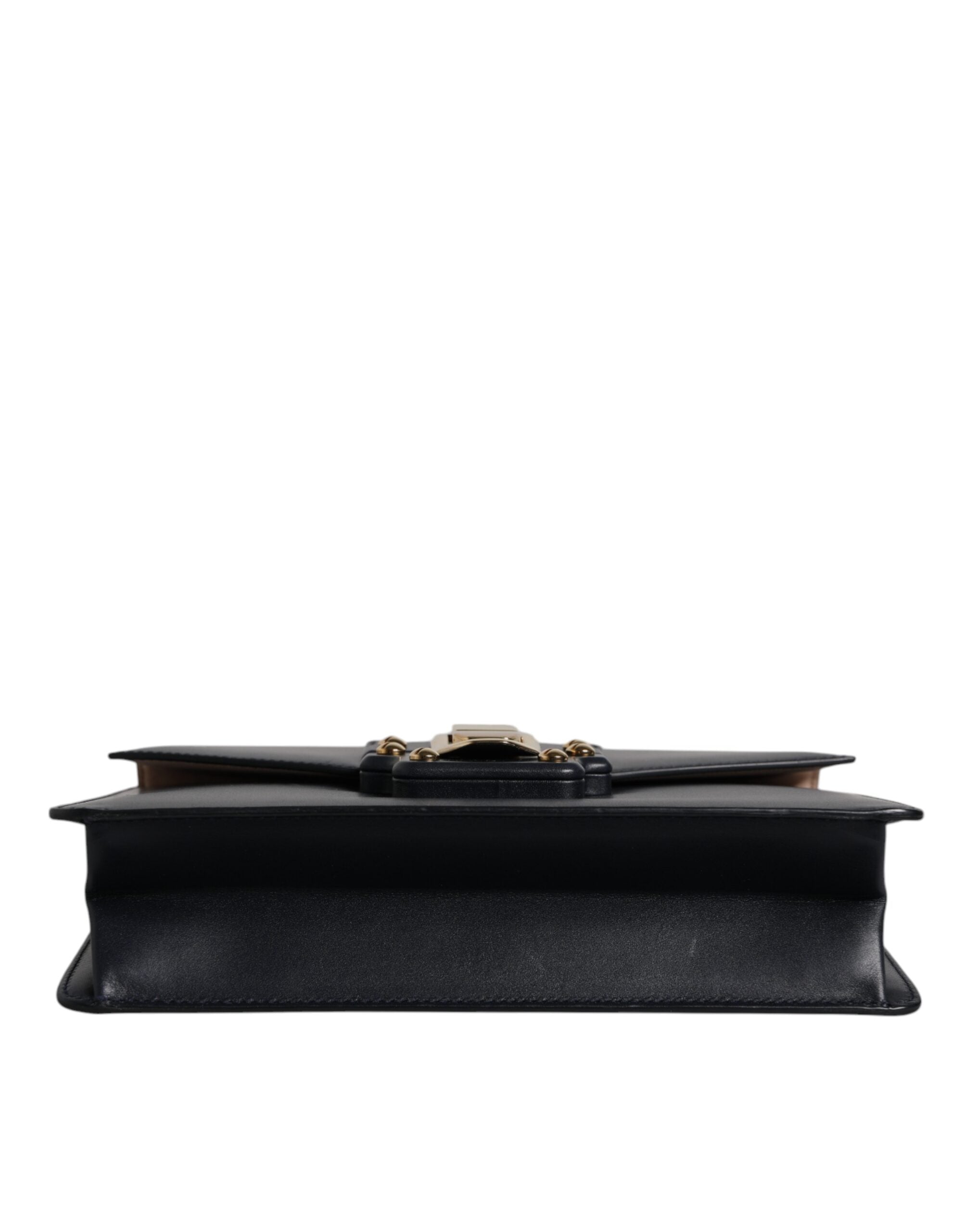 Dolce & Gabbana Black Calfskin Leather Shoulder Strap Women's Bag (Pre-Owned)