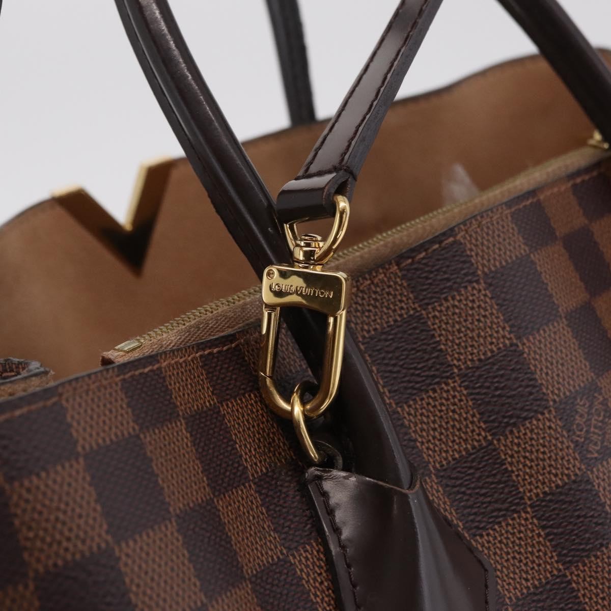Louis Vuitton Kensington Damier Brown Canvas Handbag (Pre-Owned)