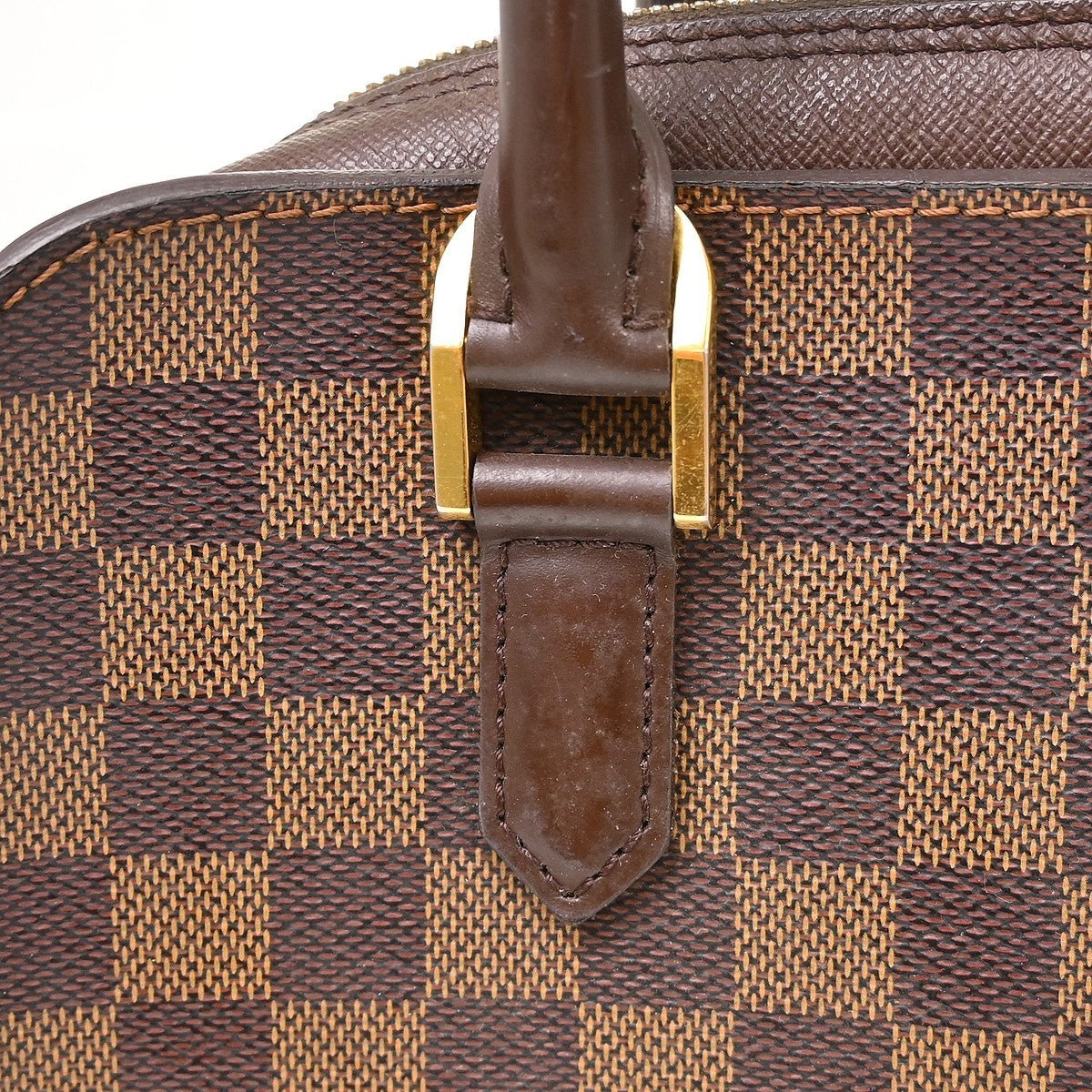 Louis Vuitton Triana Damier Brown Canvas Handbag (Pre-Owned)