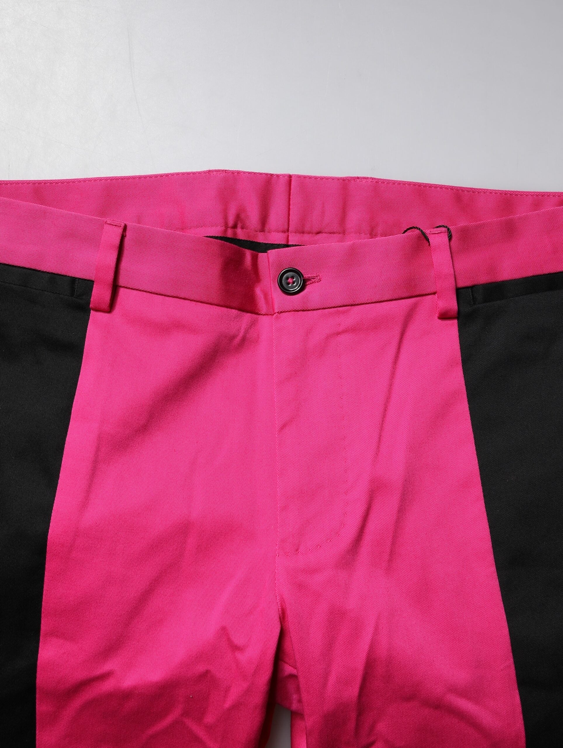 Dolce & Gabbana Pink Black Stripe Slim Fit Men Dress Men's Pants