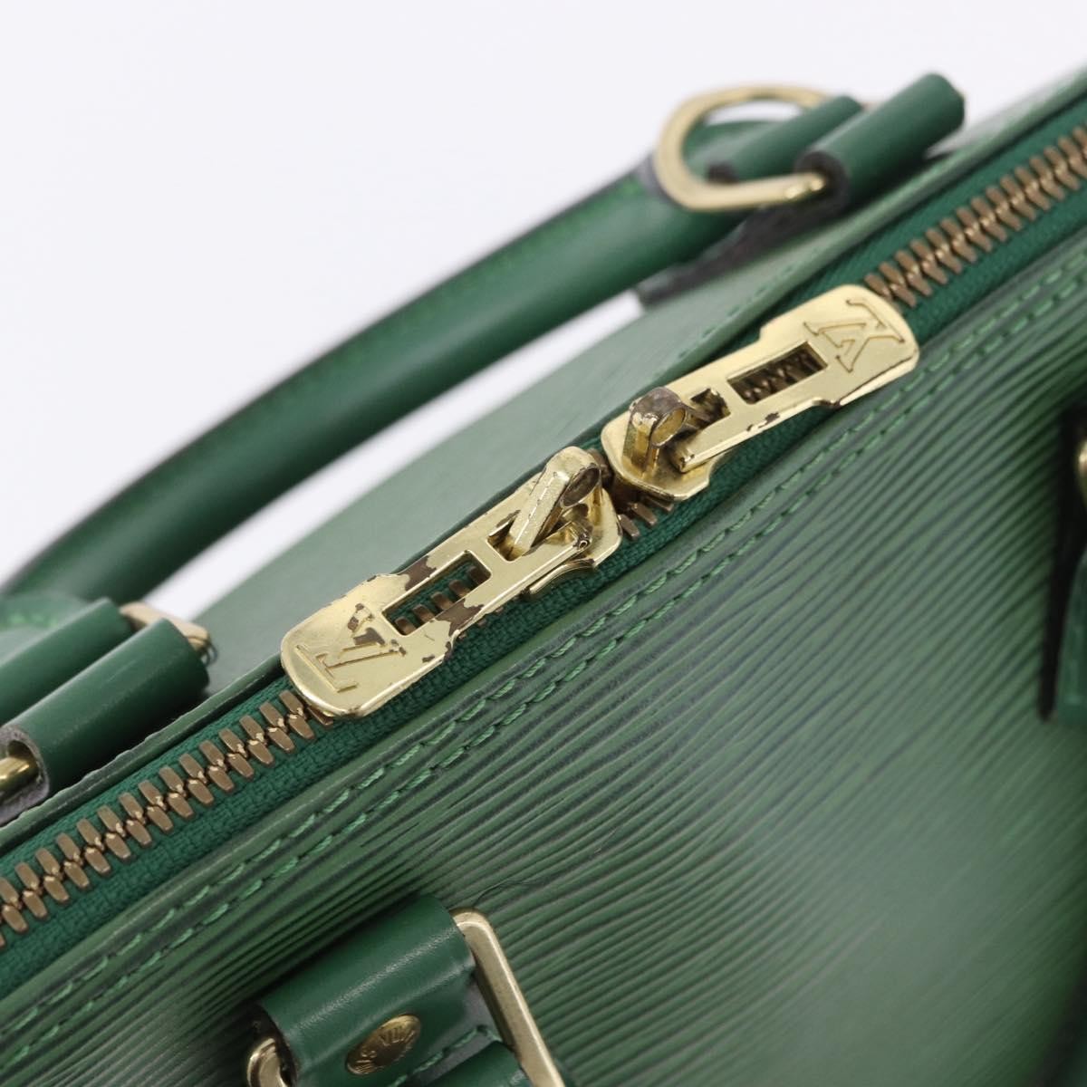 Louis Vuitton Alma Epi Green Leather Handbag (Pre-Owned)