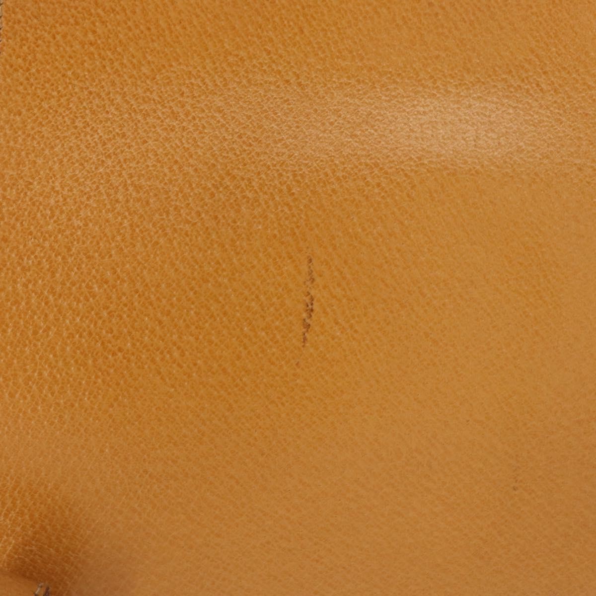 Gucci Vintage Bamboo Leather Brown Leather Backpack Bag (Pre-Owned)