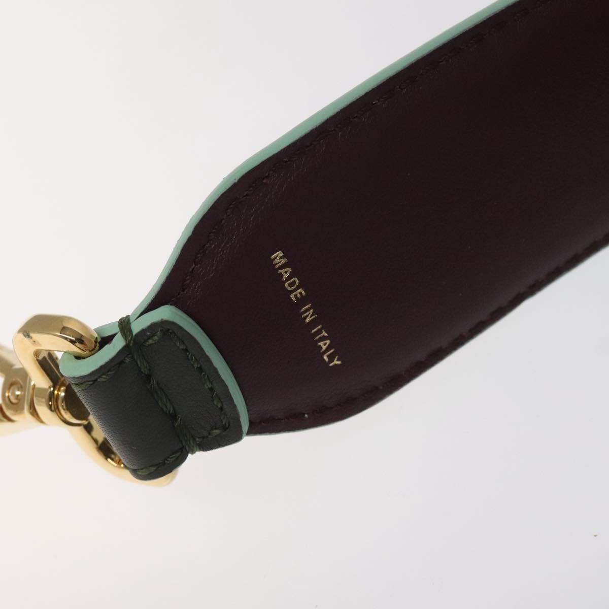 Fendi Strap You Shoulder Strap Leather Green Leather Straps Accessory (Pre-Owned)