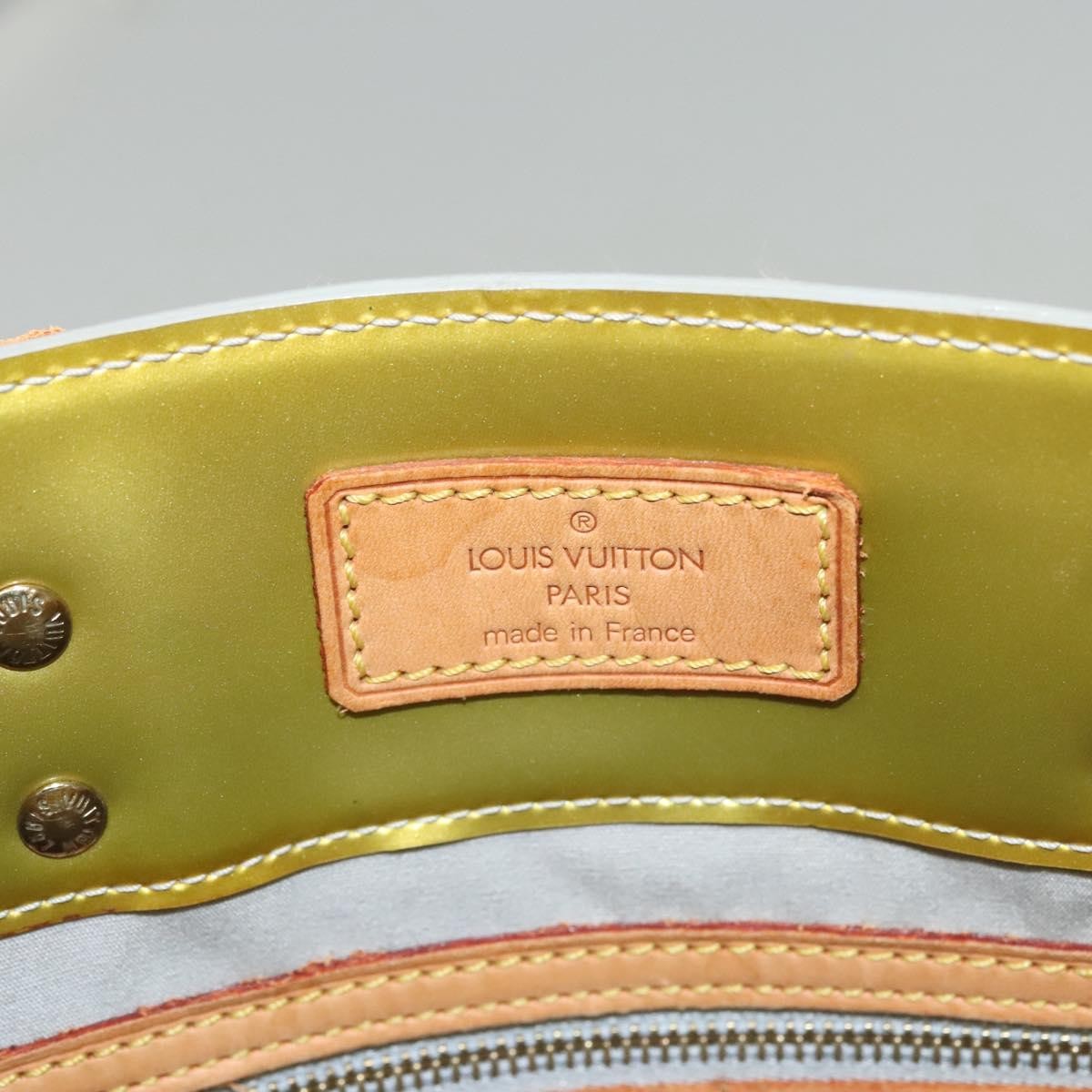 Louis Vuitton Reade Monogram Vernis Yellow Patent_Leather Tote Bag Bag (Pre-Owned)