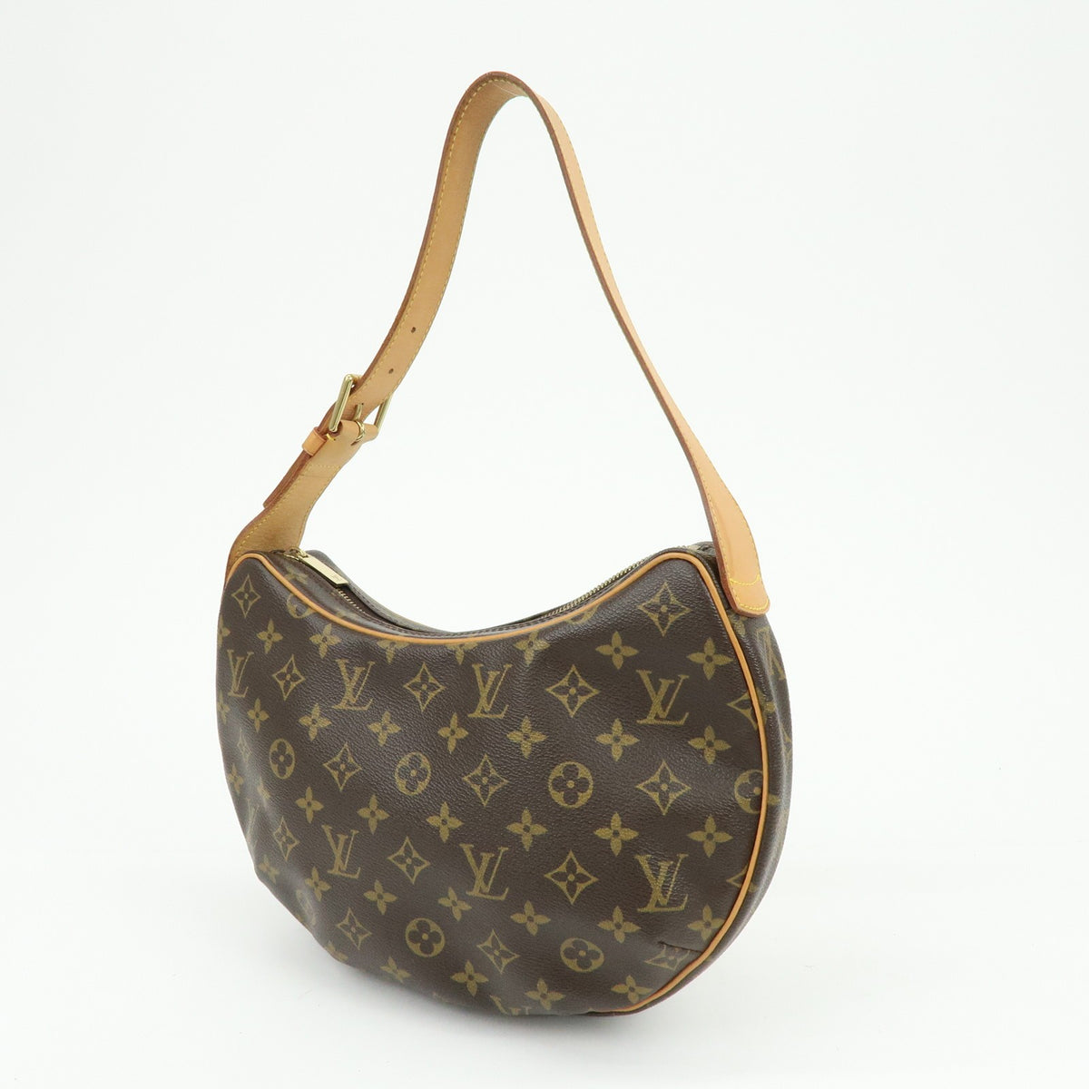 Louis Vuitton Croissant Monogram Canvas Brown Canvas Handbag (Pre-Owned)