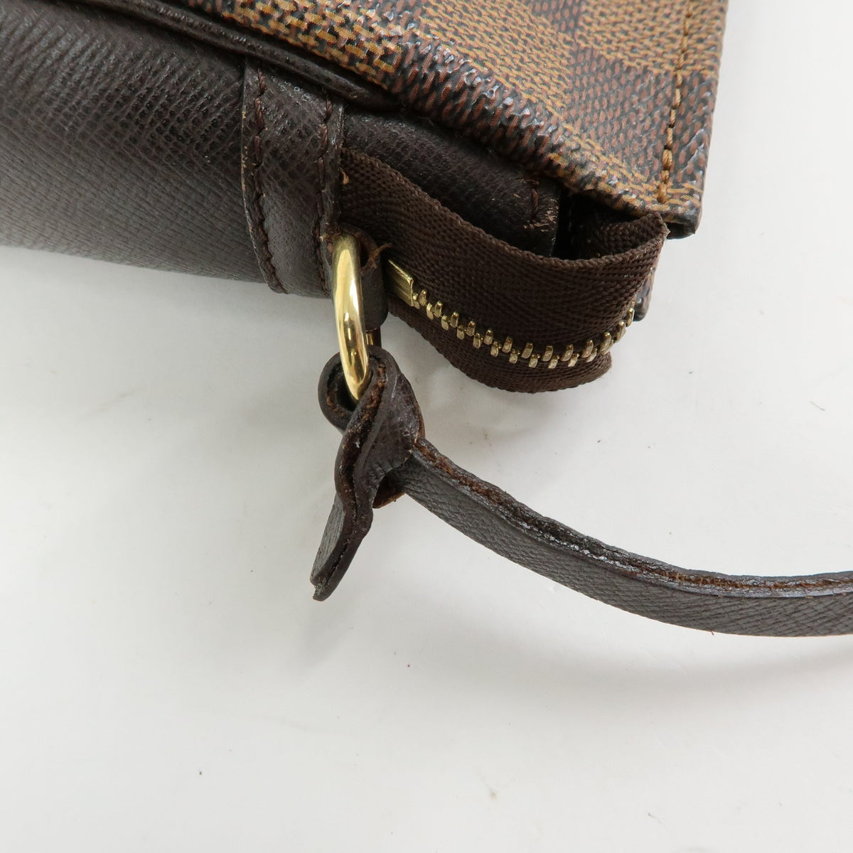 Louis Vuitton Trousse Make Up Damier Brown Canvas Clutche & Pouche Bag (Pre-Owned)