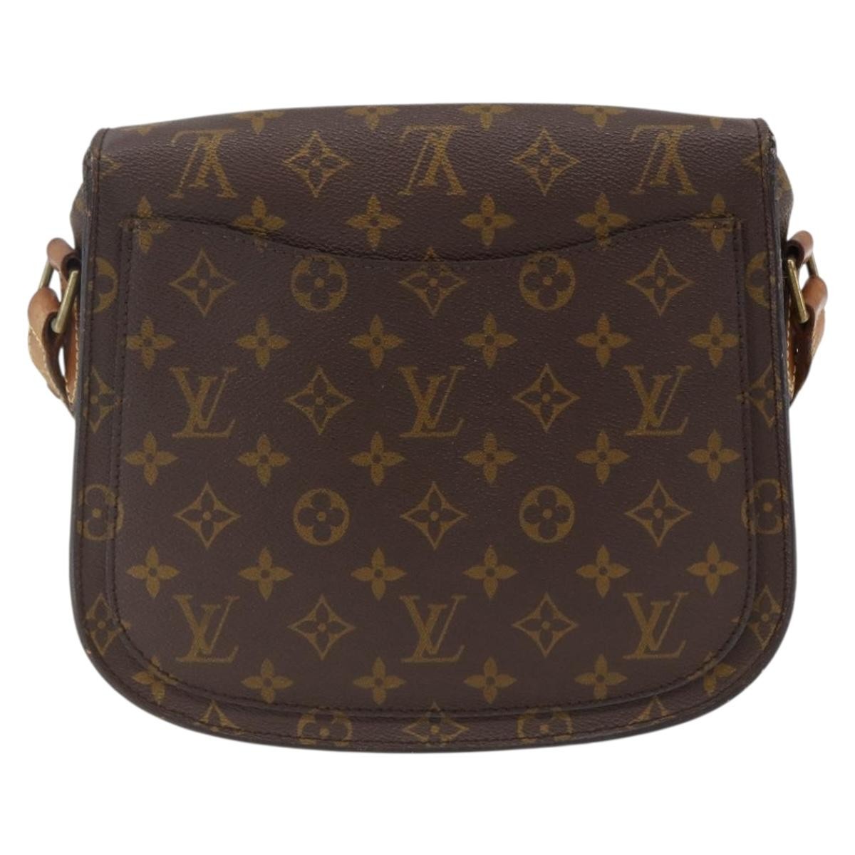Louis Vuitton Saint Cloud Monogram Canvas Brown Canvas Shoulder Bag Bag (Pre-Owned)
