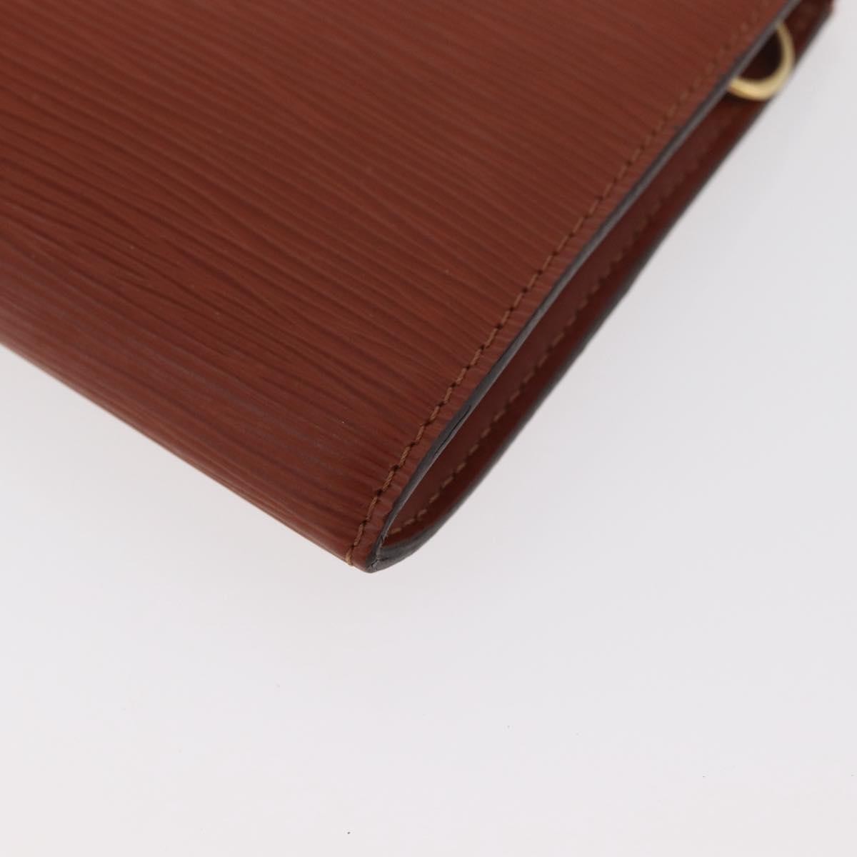 Louis Vuitton Pochette Accessoires Epi Leather Brown Leather Clutche & Pouche Bag (Pre-Owned)