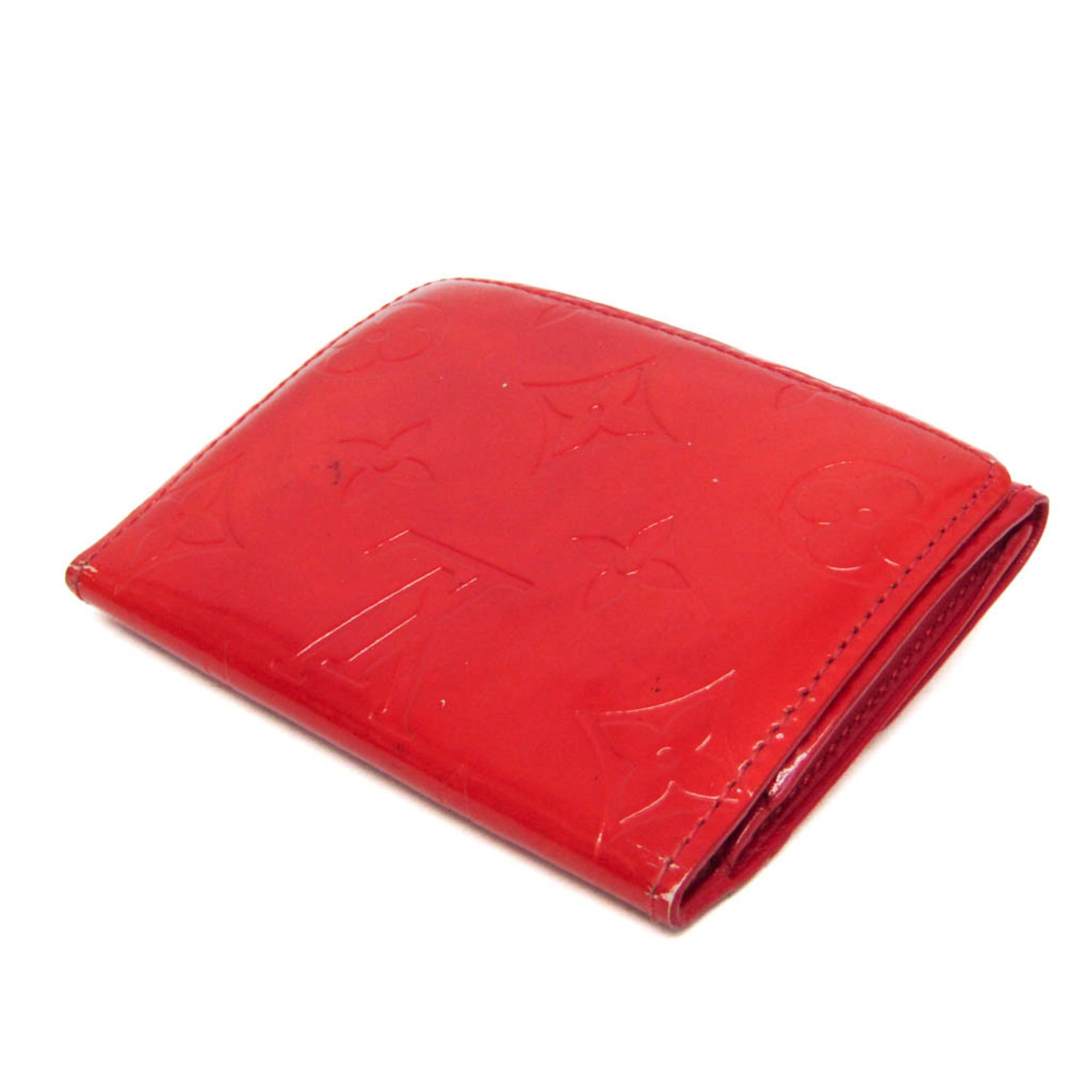 Louis Vuitton Ludlow Vernis Red Patent_Leather Wallets Accessory (Pre-Owned)