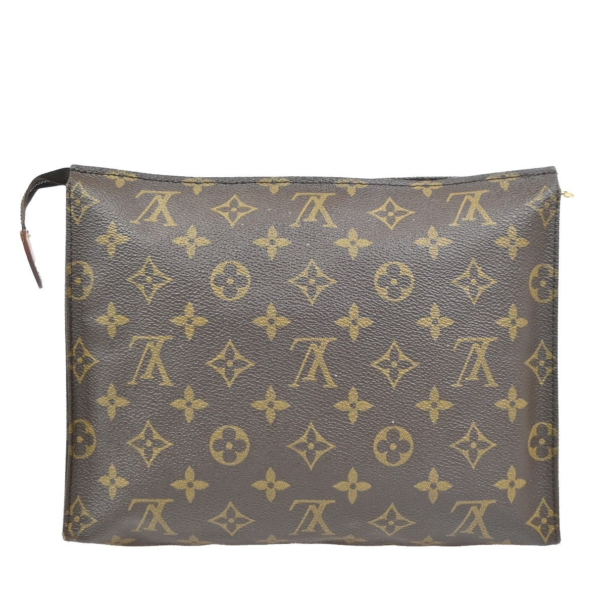 Louis Vuitton Toiletry Pouch Monogram Canvas Brown Canvas Clutche & Pouche Bag (Pre-Owned)