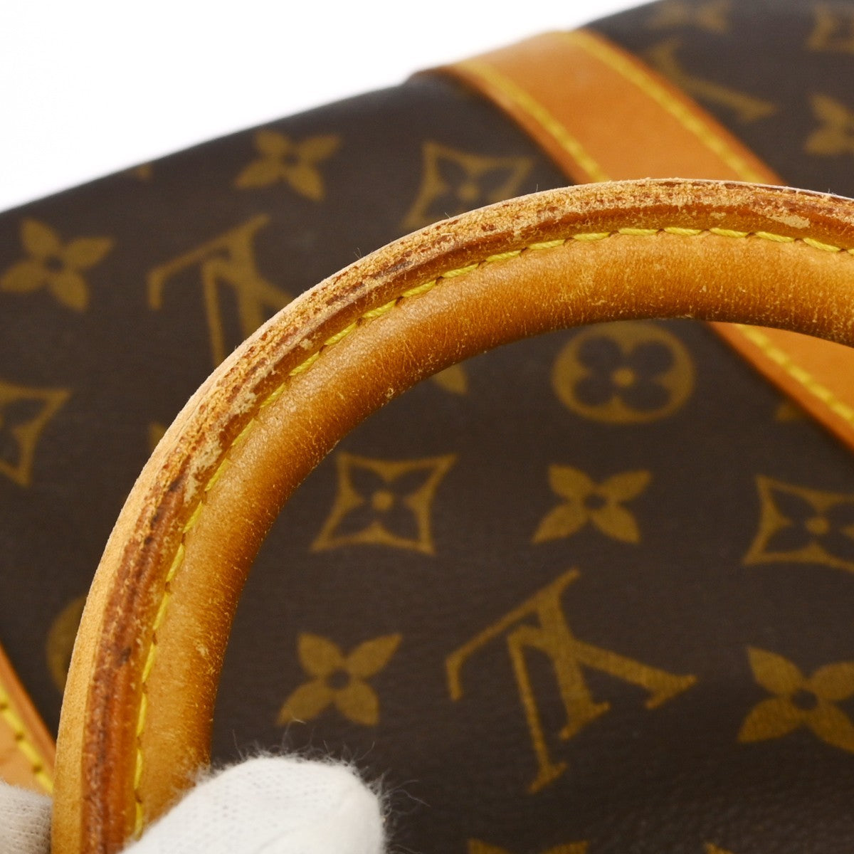 Louis Vuitton Keepall Monogram Canvas Brown Canvas Travel Bag Bag (Pre-Owned)