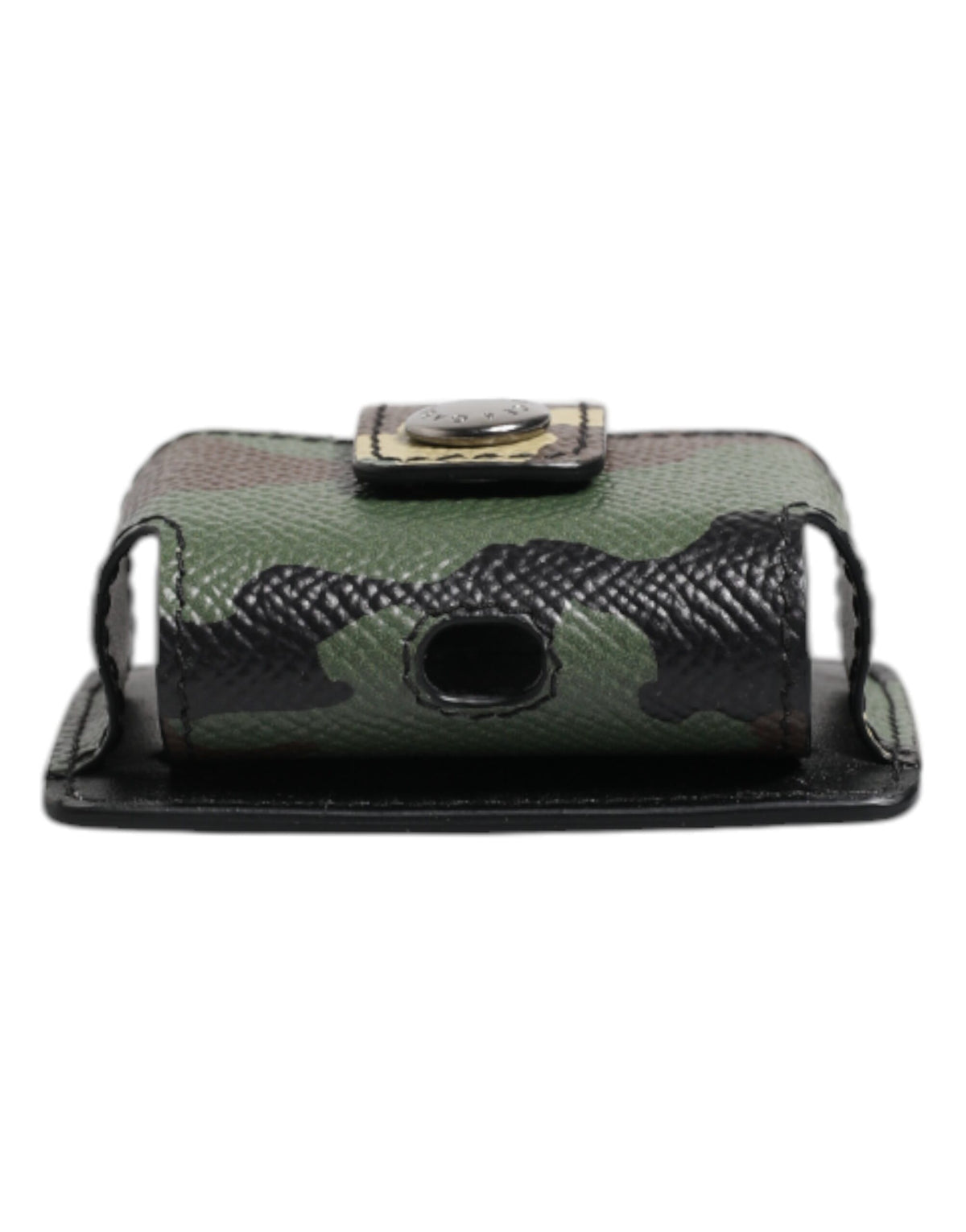 Dolce & Gabbana Multicolor Camouflage Leather Airpods Men's Case