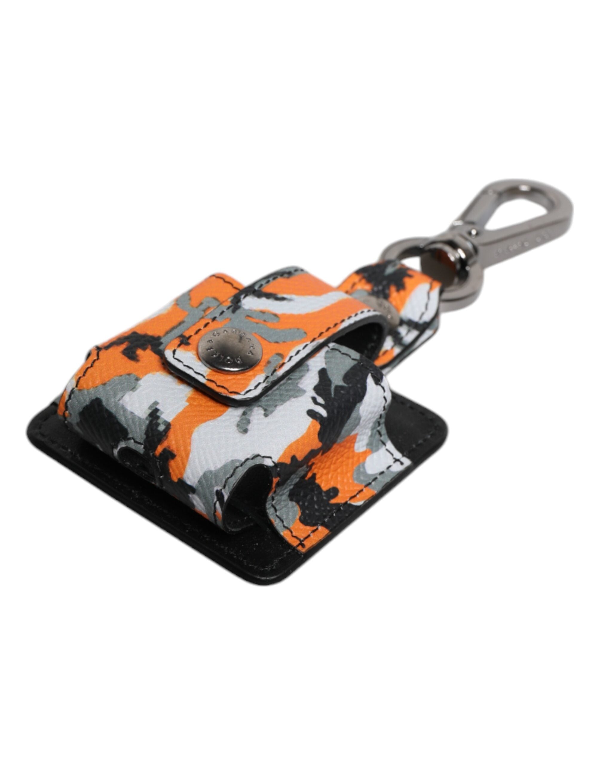 Dolce & Gabbana Multicolor Camouflage Leather Airpods Men's Case