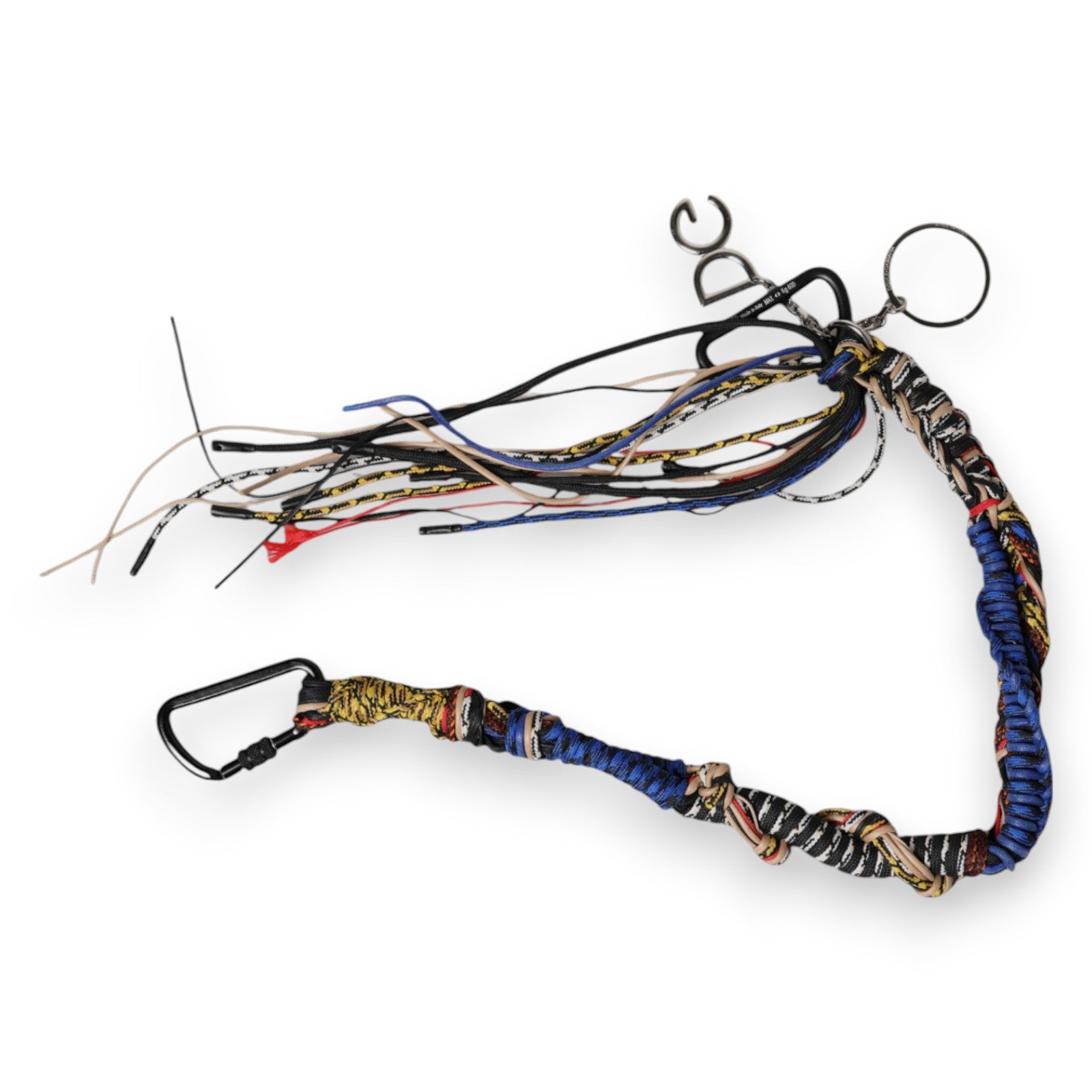 Dolce & Gabbana Multicolor Braided Rope Logo Bag Shoulder Women's Strap