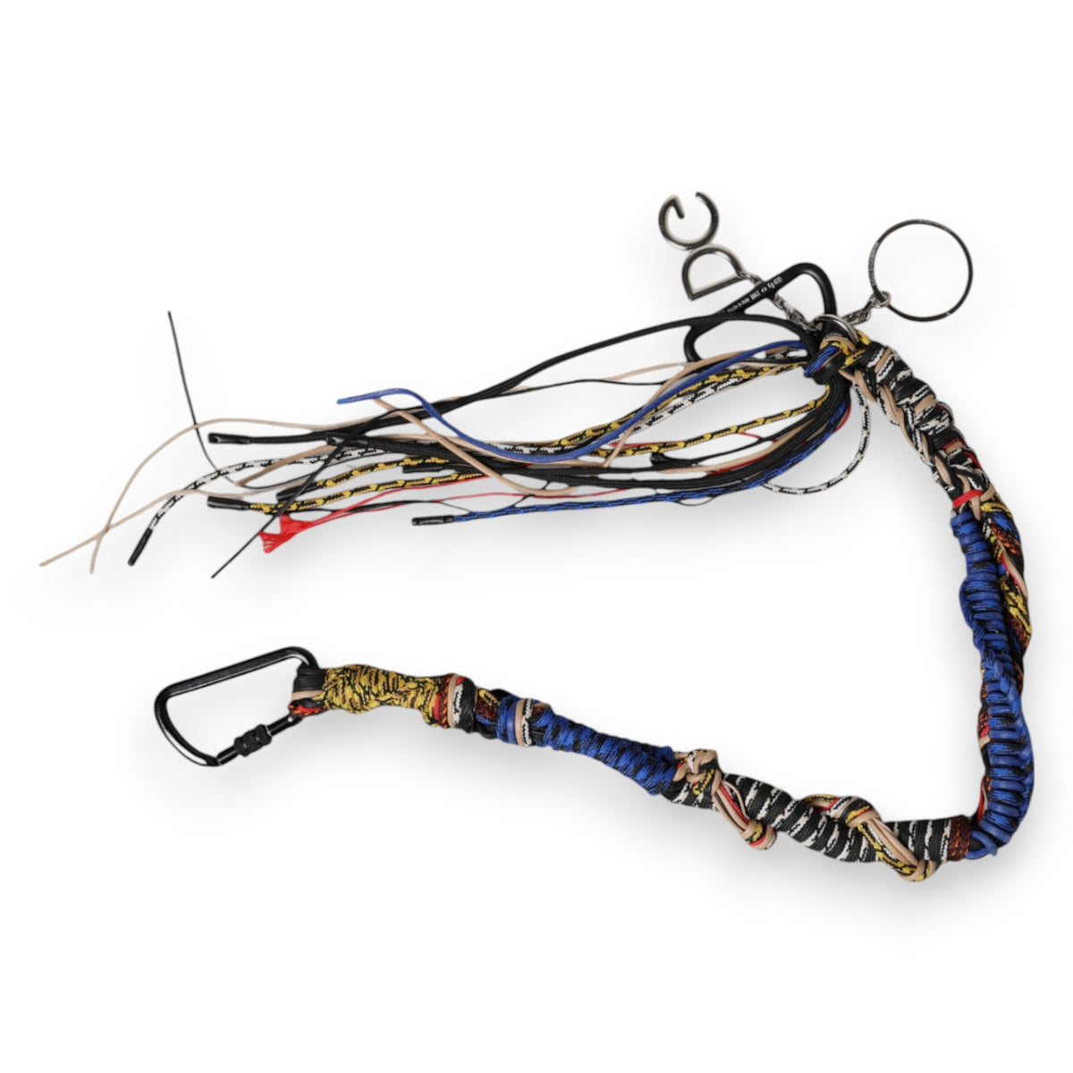 Dolce & Gabbana Multicolor Braided Rope Logo Bag Shoulder Women's Strap