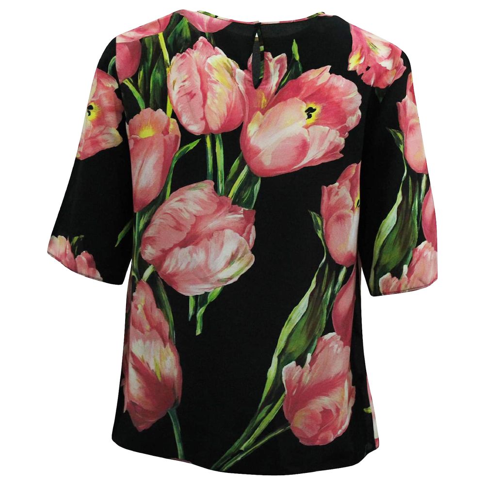 Dolce & Gabbana Black Silk Women's Sweater