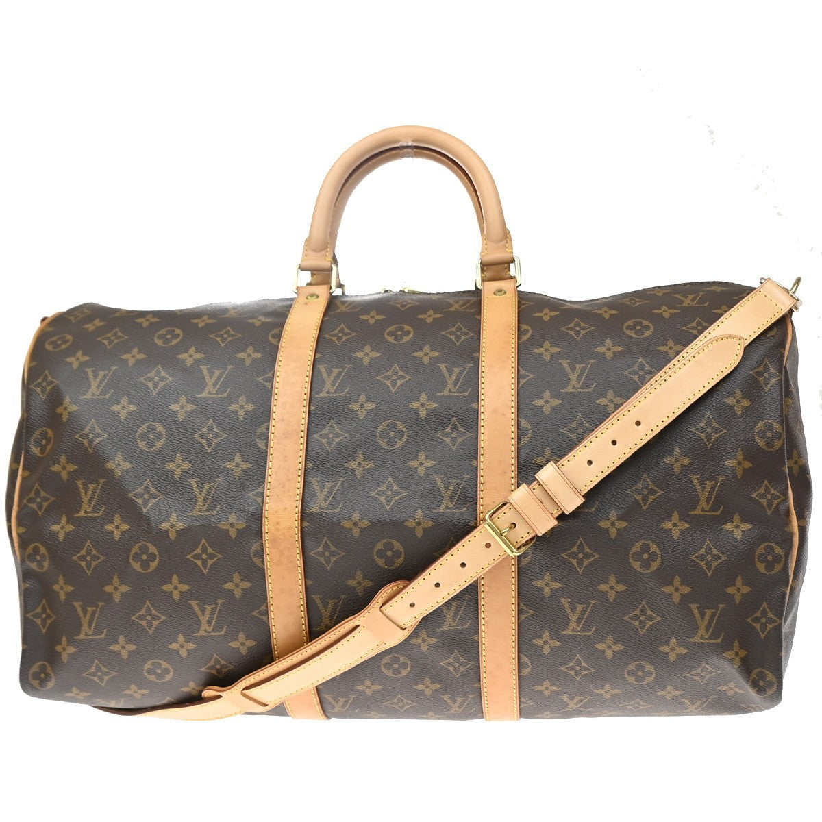 Louis Vuitton Keepall Monogram Multicolor Brown Canvas Travel Bag Bag (Pre-Owned)