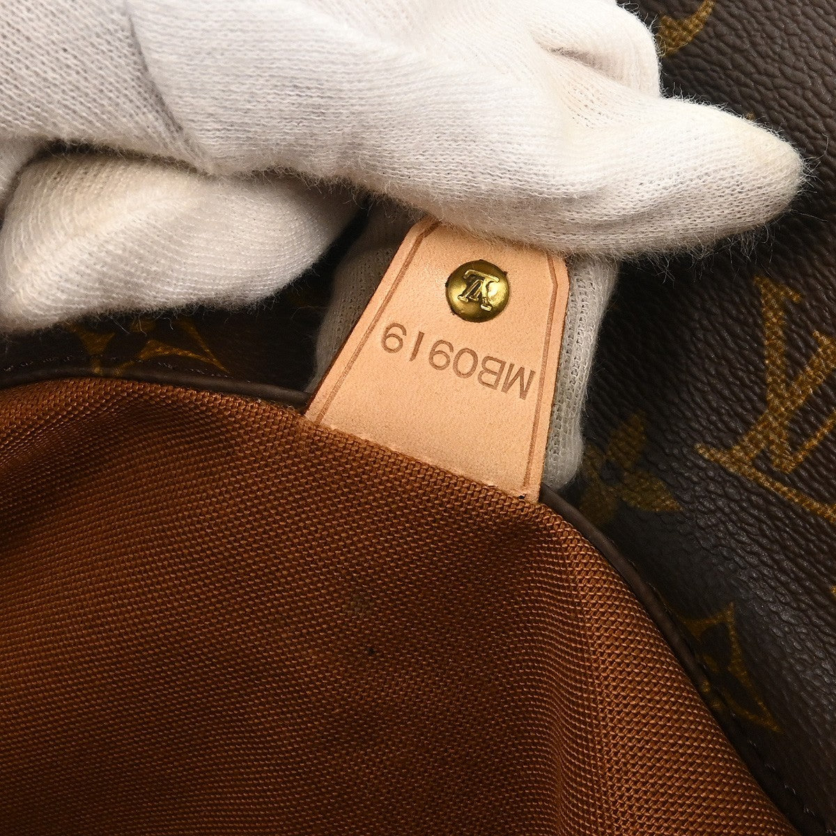 Louis Vuitton Shopping Sac Monogram Canvas Brown Canvas Tote Bag Bag (Pre-Owned)