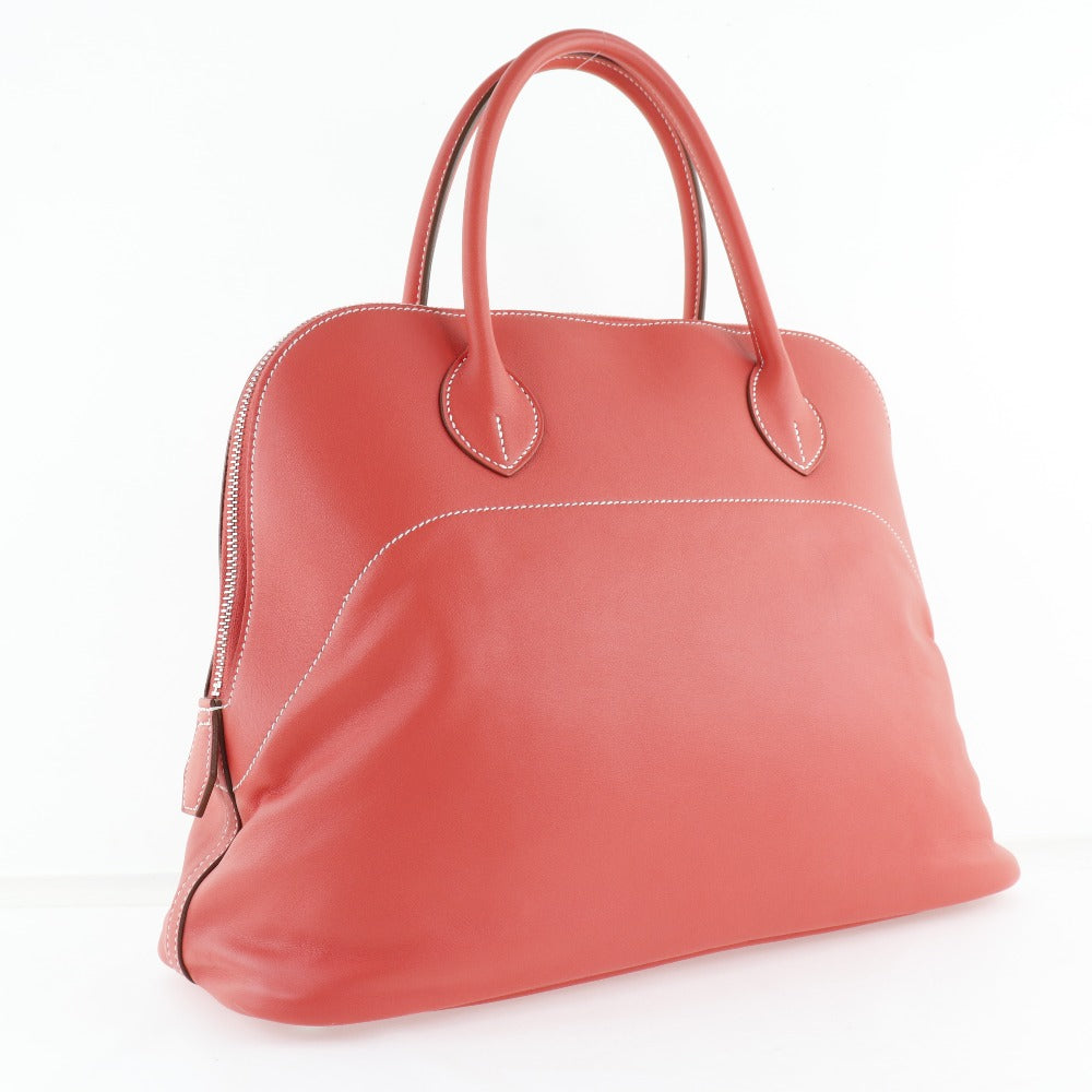 Hermès Bolide Red Leather Handbag (Pre-Owned)