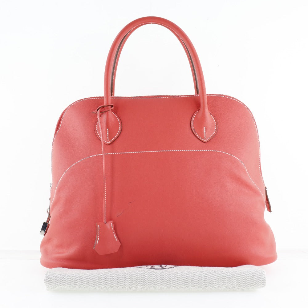 Hermès Bolide Red Leather Handbag (Pre-Owned)