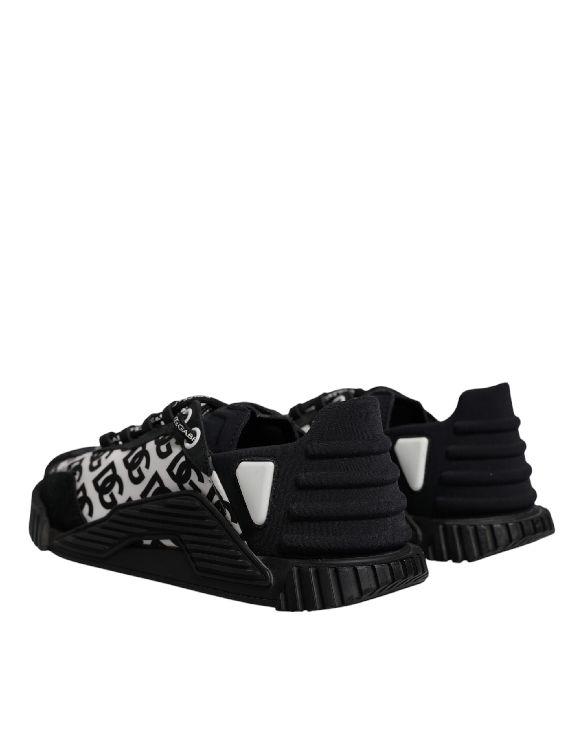Dolce & Gabbana Black Logo Lace Up Low Top NS1 Sneakers Men's Shoes (Pre-Owned)
