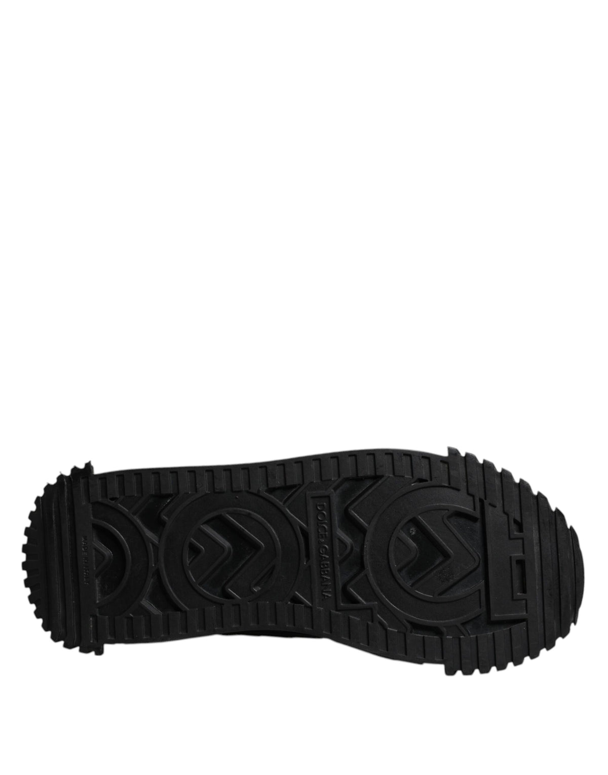 Dolce & Gabbana Black Logo Lace Up Low Top NS1 Sneakers Men's Shoes (Pre-Owned)