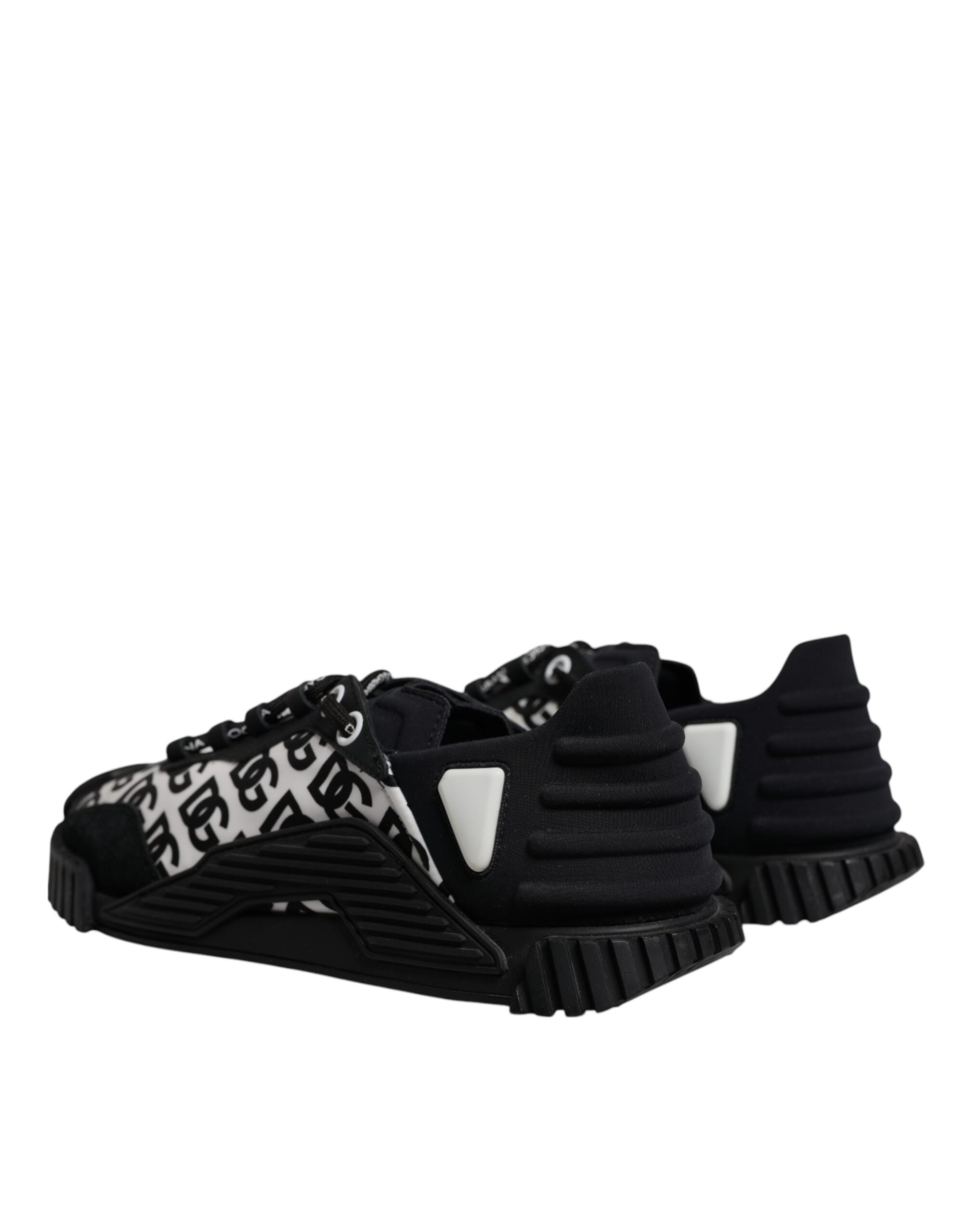 Dolce & Gabbana Black Logo Lace Up Low Top NS1 Sneakers Men's Shoes (Pre-Owned)