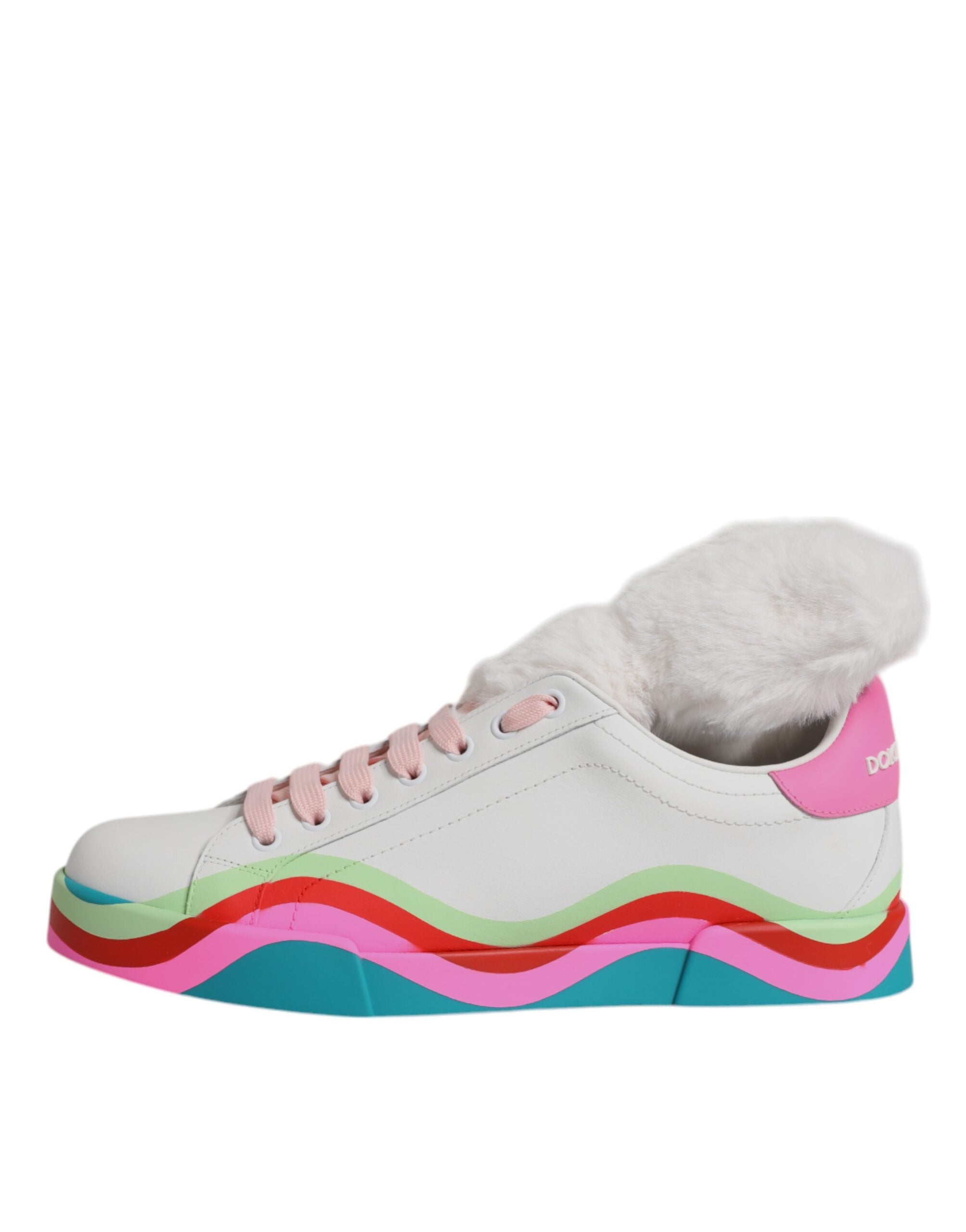 Dolce & Gabbana Multicolor Low Top Trainers Sneakers Women's Shoes