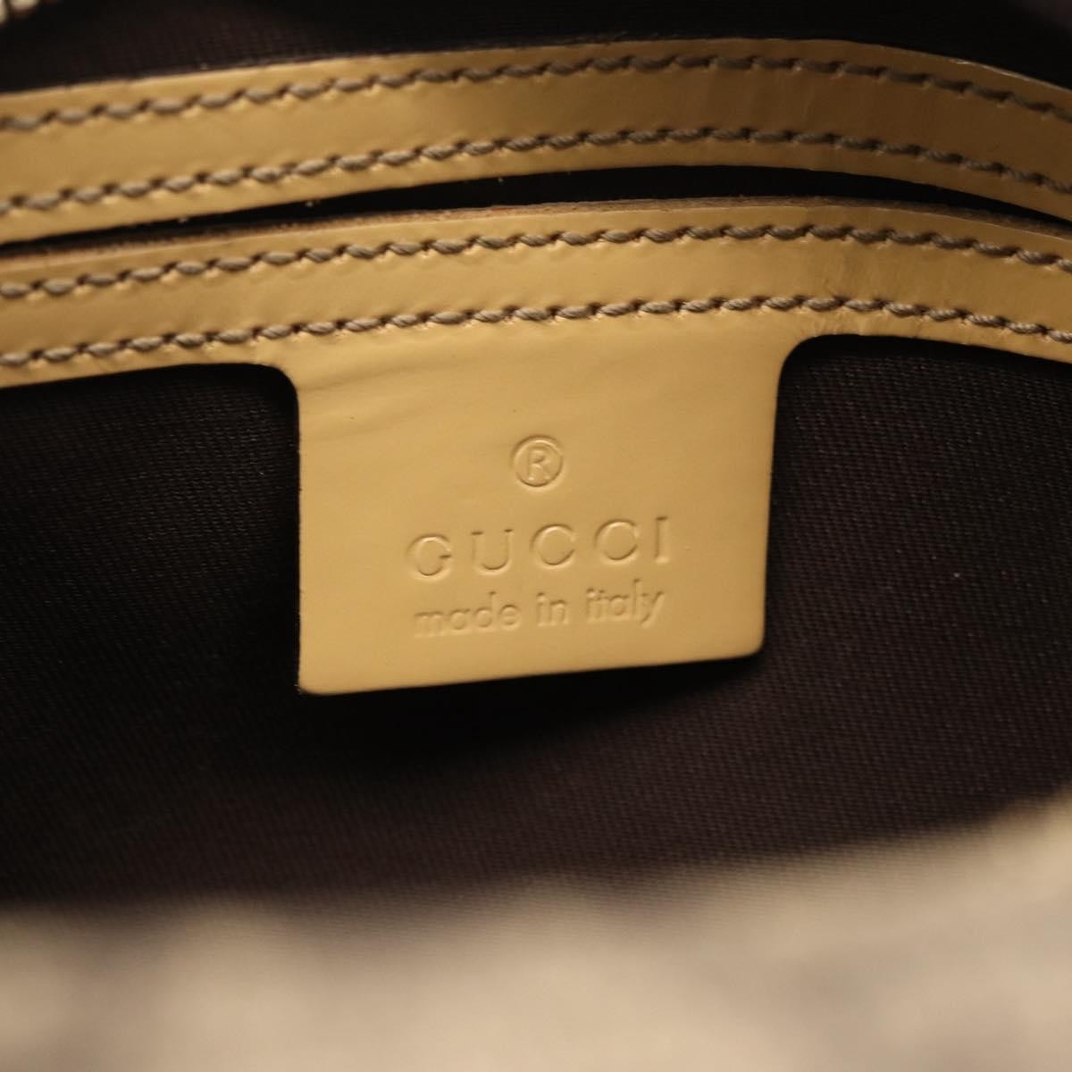 Gucci Front Zip Gg Canvas Beige Canvas Crossbody Bag Bag (Pre-Owned)