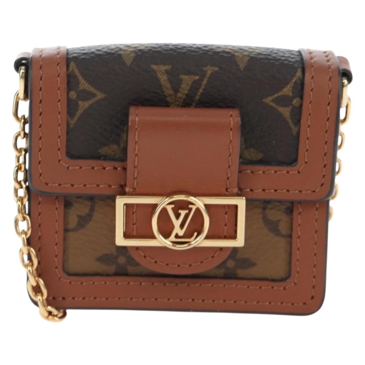 Louis Vuitton Dauphine Reverse Monogram Canvas Brown Canvas Shoulder Bag Bag (Pre-Owned)