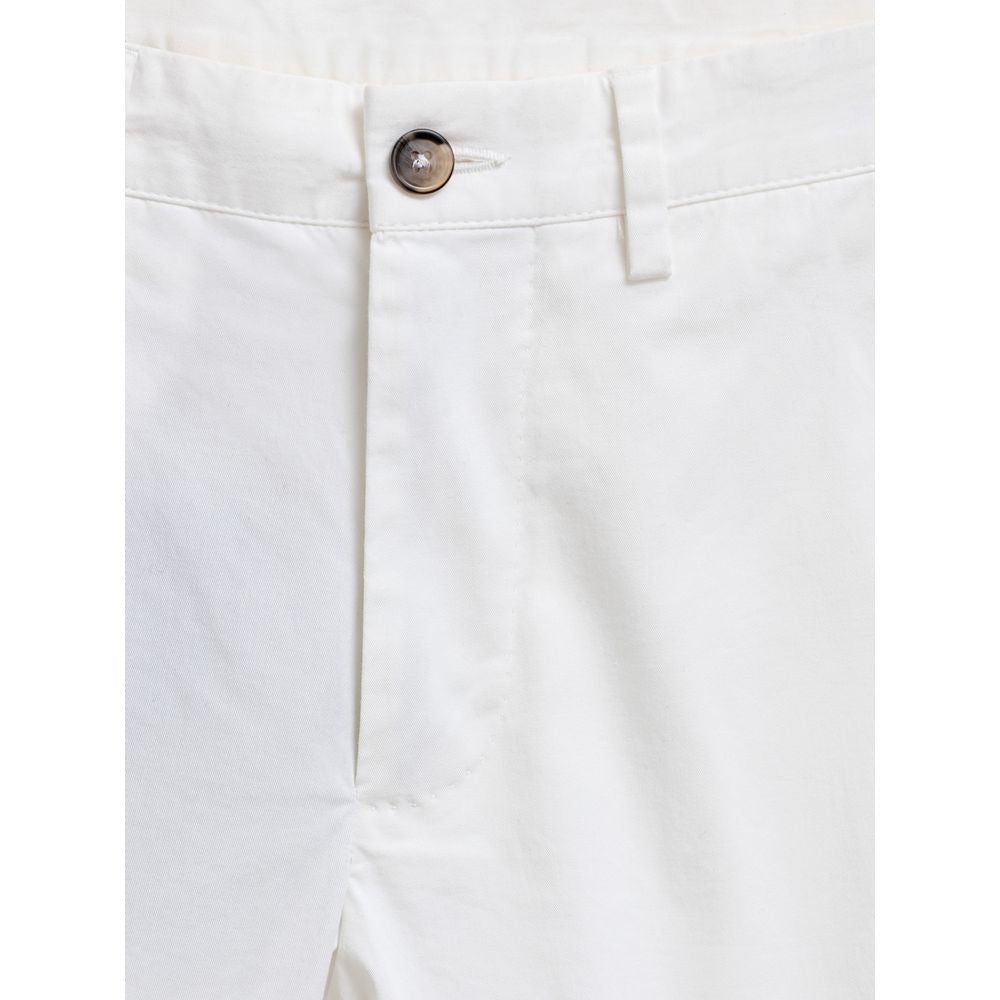 Dolce & Gabbana White Cotton Men's Short