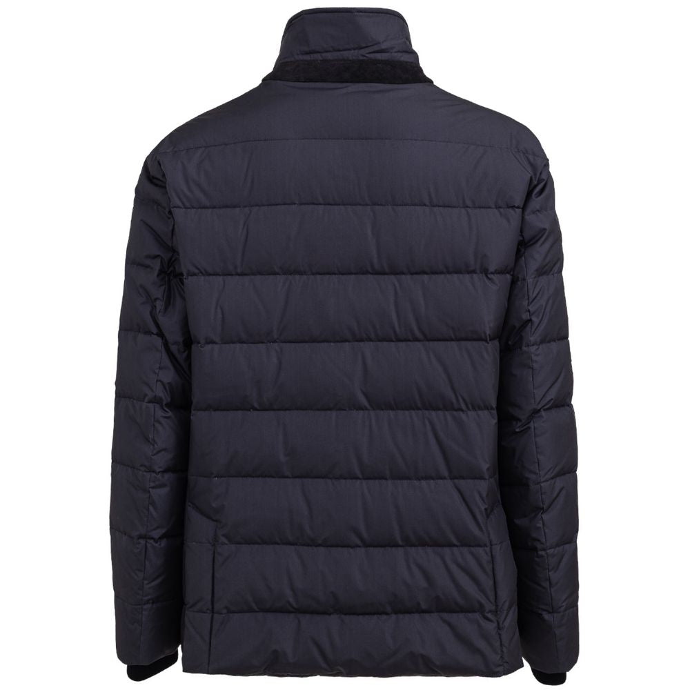 Dolce & Gabbana Blue Polyester Men's Coat