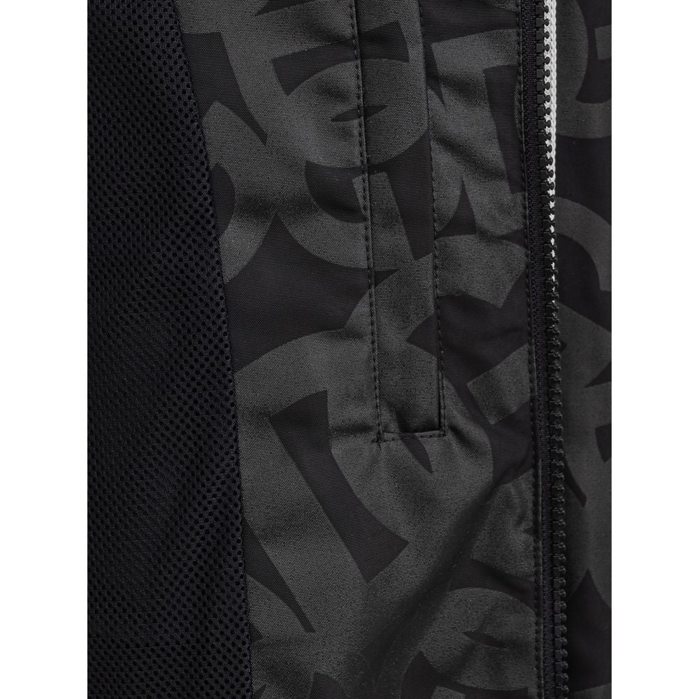 Dolce & Gabbana Black Polyester Shell Men's Jacket