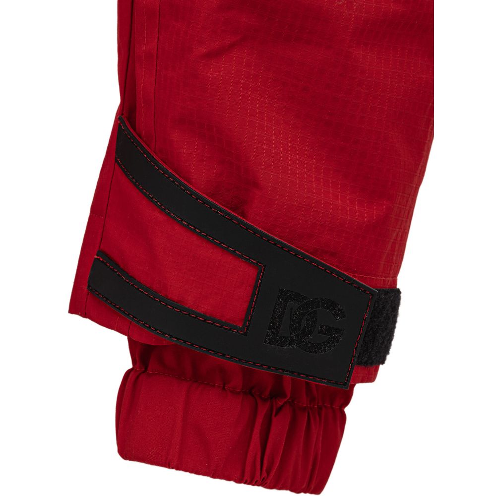 Dolce & Gabbana Red Polyamide Athletic Men's Pants