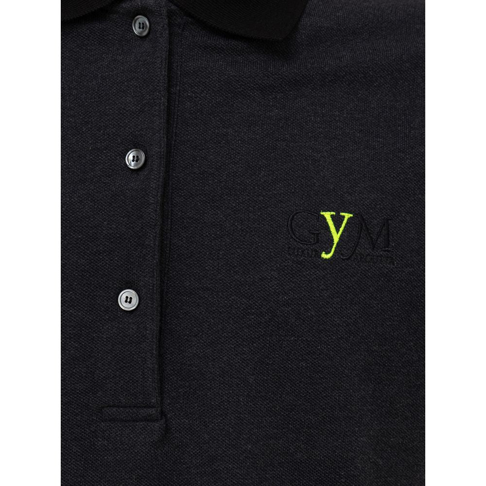 Fendi Black Cotton Polo Men's Shirt