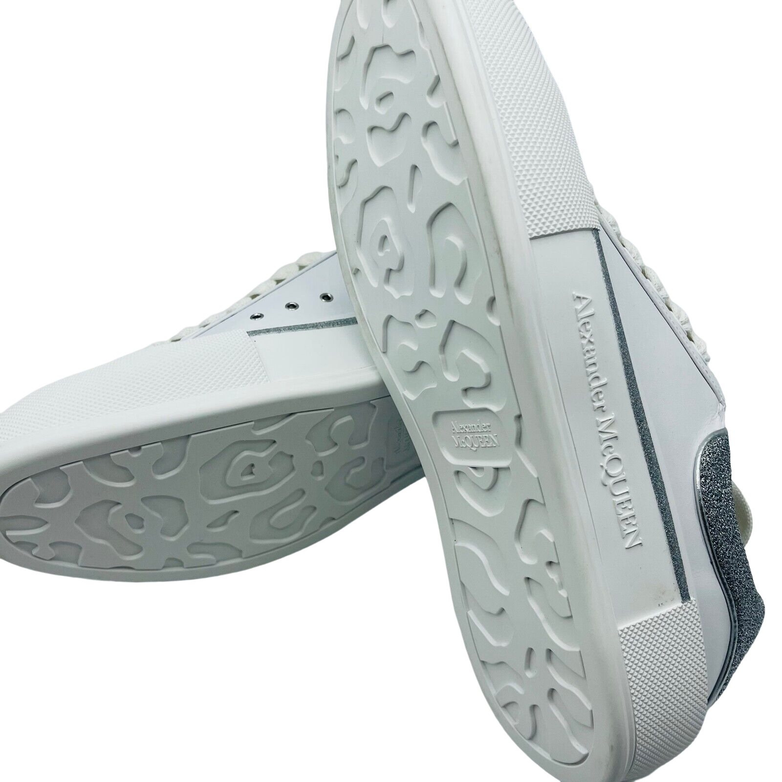 Alexander McQueen Men's Ivory Leather Sneakers EU 43/US 10