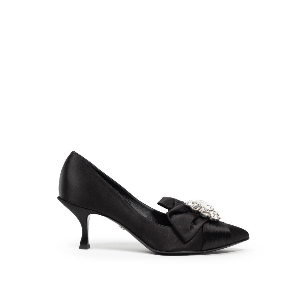 Dolce & Gabbana Black Viscose Women's Pumps