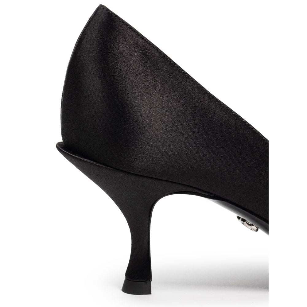 Dolce & Gabbana Black Viscose Women's Pumps