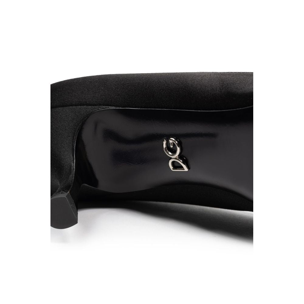 Dolce & Gabbana Black Viscose Women's Pumps