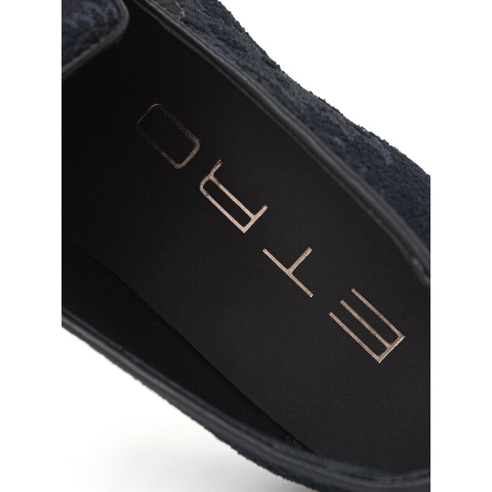 Etro Blue Leather Slip-On Men's Loafers