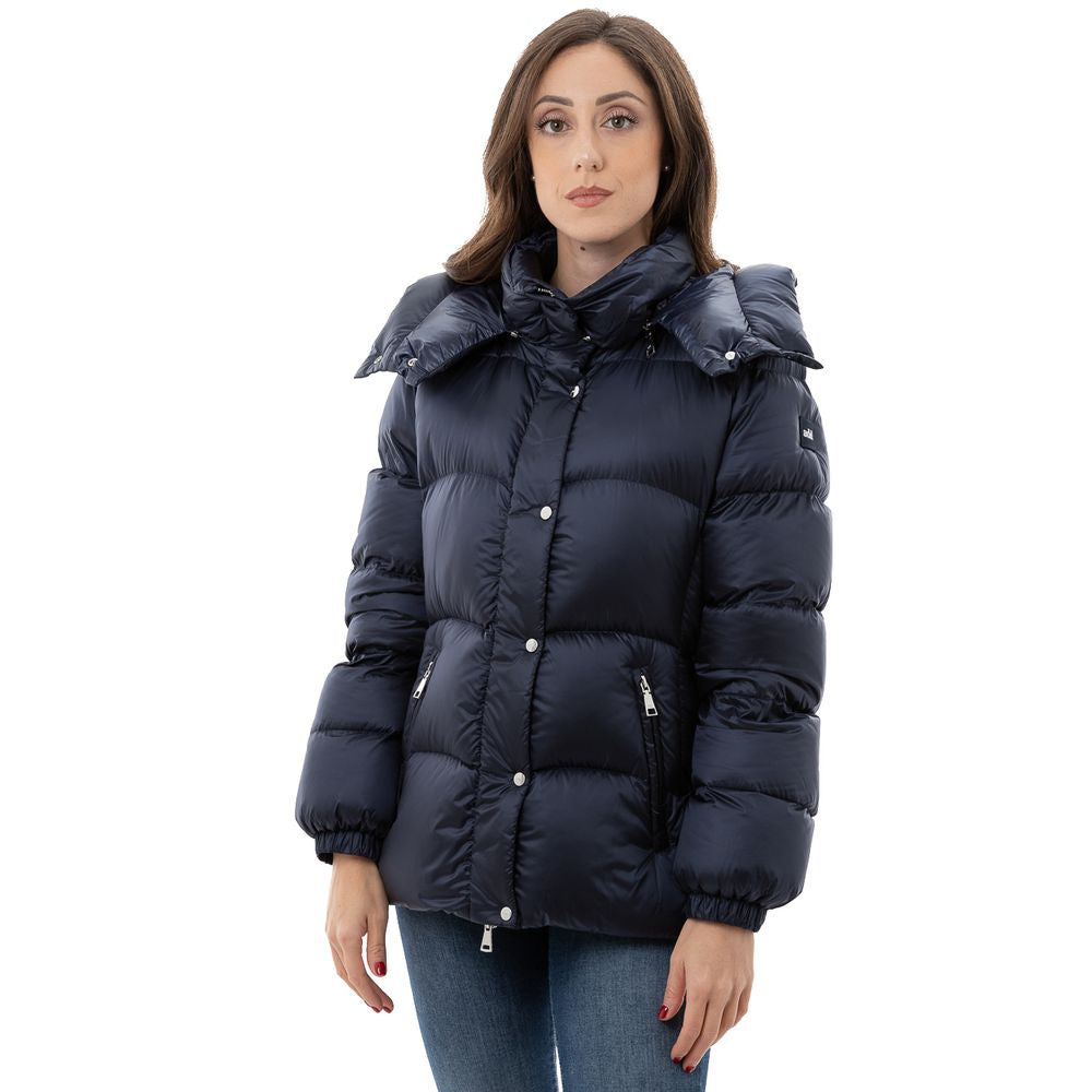 Add Blue Polyamide Women's Coat